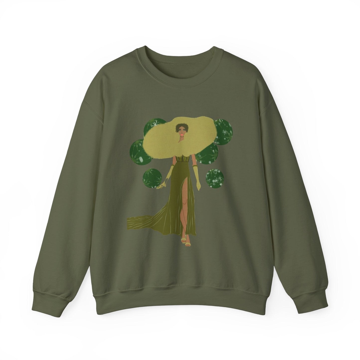 "Christmas princess" Unisex Heavy Blend™ Crewneck Sweatshirt