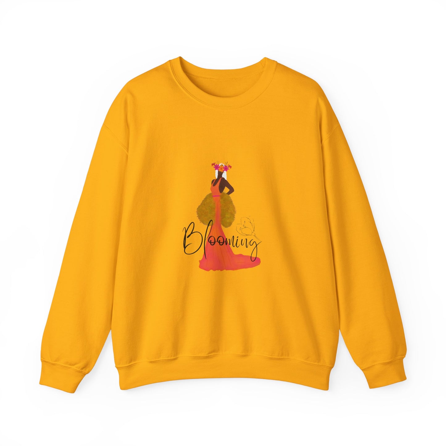 "Blooming woman" Unisex Heavy Blend™ Crewneck Sweatshirt