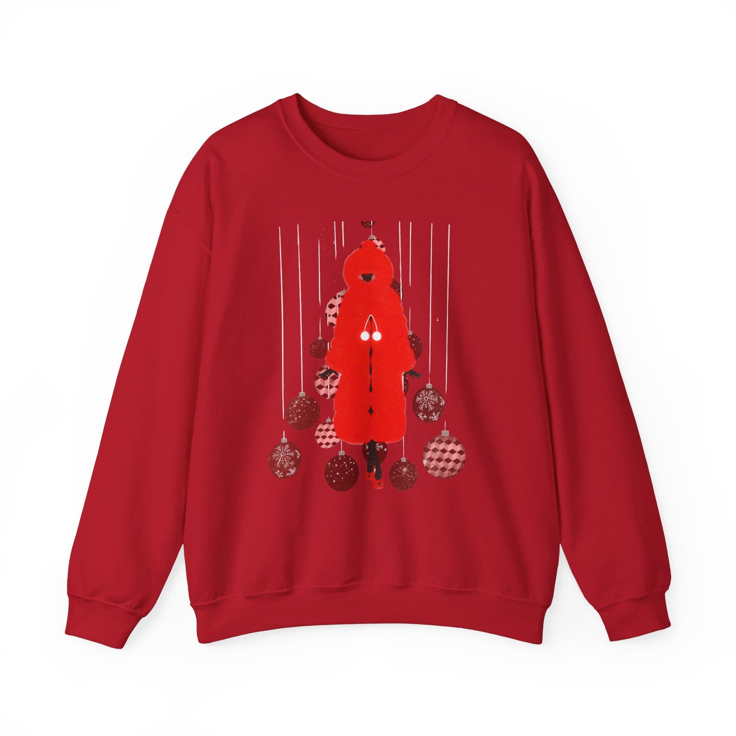 "Petit chaperon rouge, Christmas outfit" Unisex Heavy Blend™ Crewneck Sweatshirt