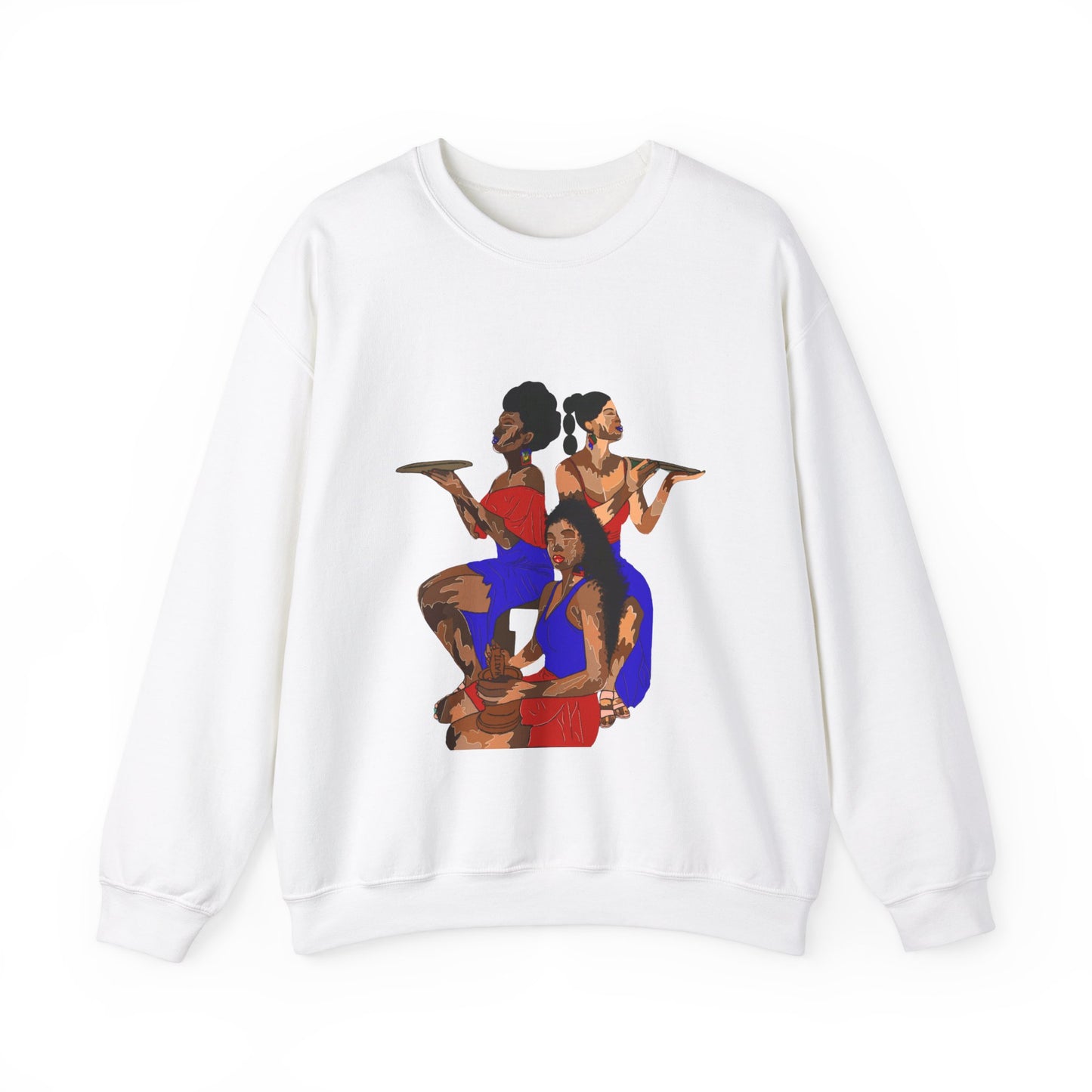 "Haitian women" Unisex Heavy Blend™ Crewneck Sweatshirt