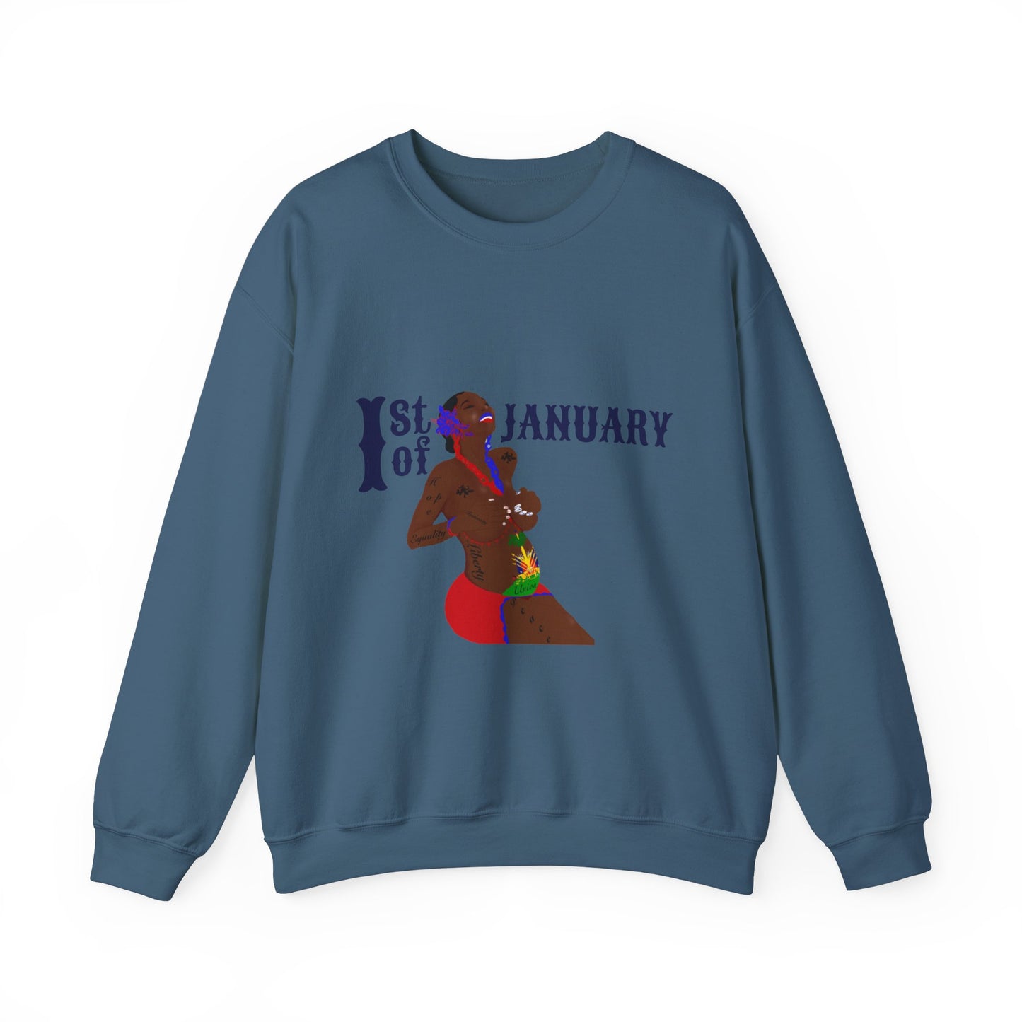 “1st of January” Copy of Unisex Heavy Blend™ Crewneck Sweatshirt