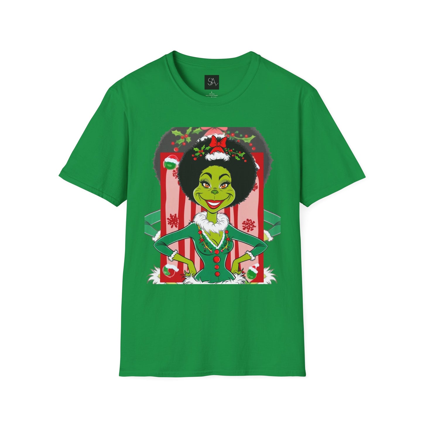 "Chocolate Grinch" Unisex Softstyle T-Shirt