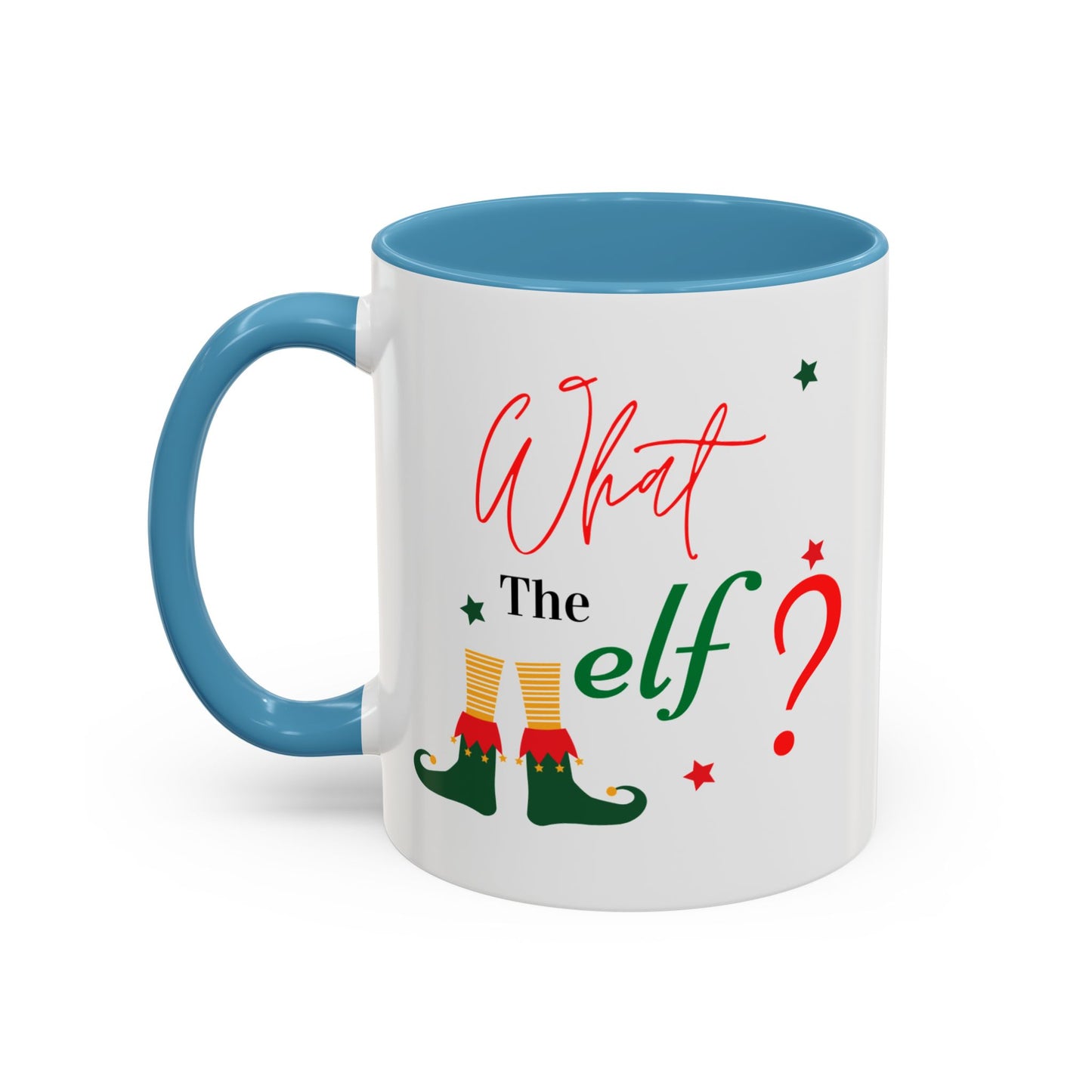 “What the elf”Accent Coffee Mug (11, 15oz)