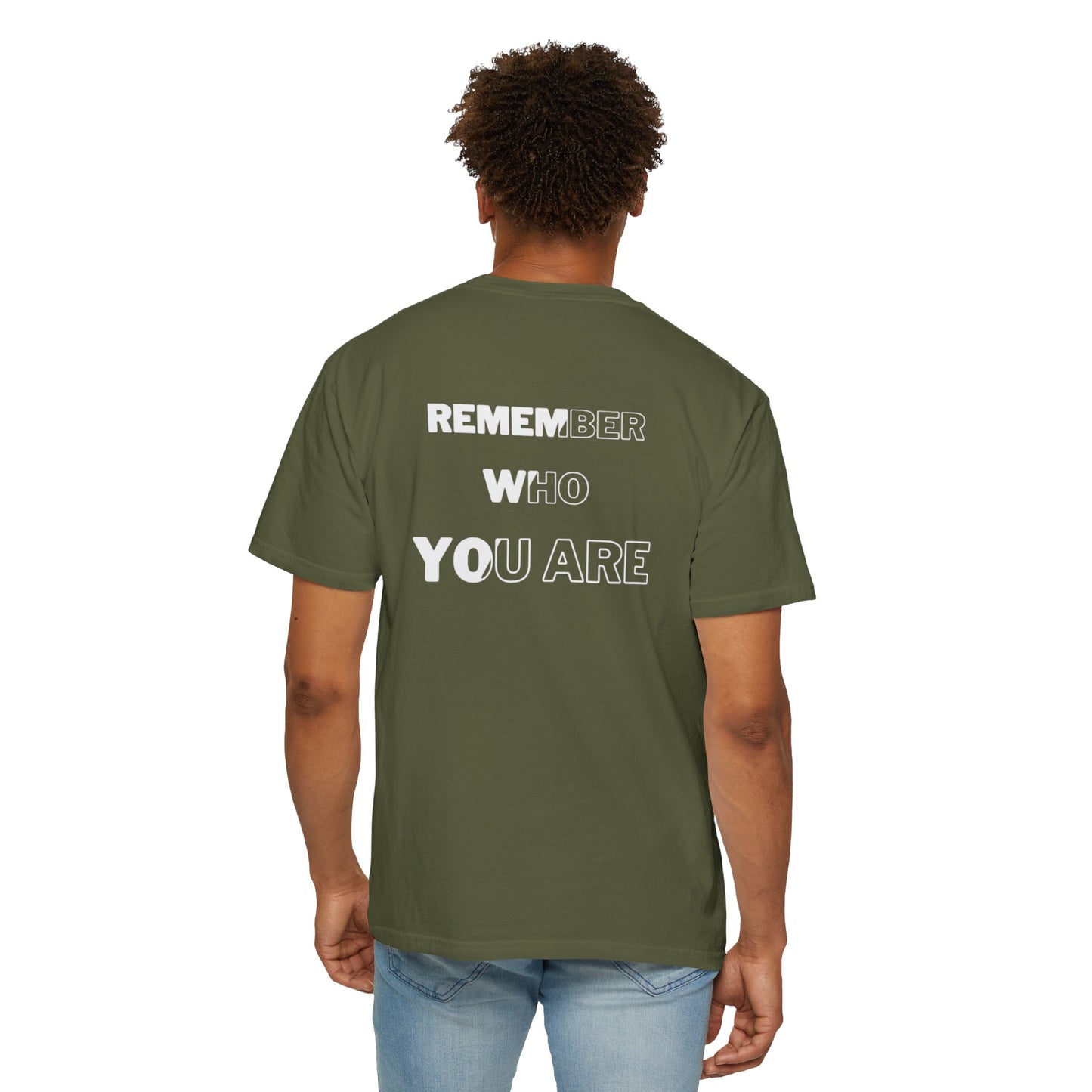 "1804, Remember who you are" Unisex Garment-Dyed T-shirt