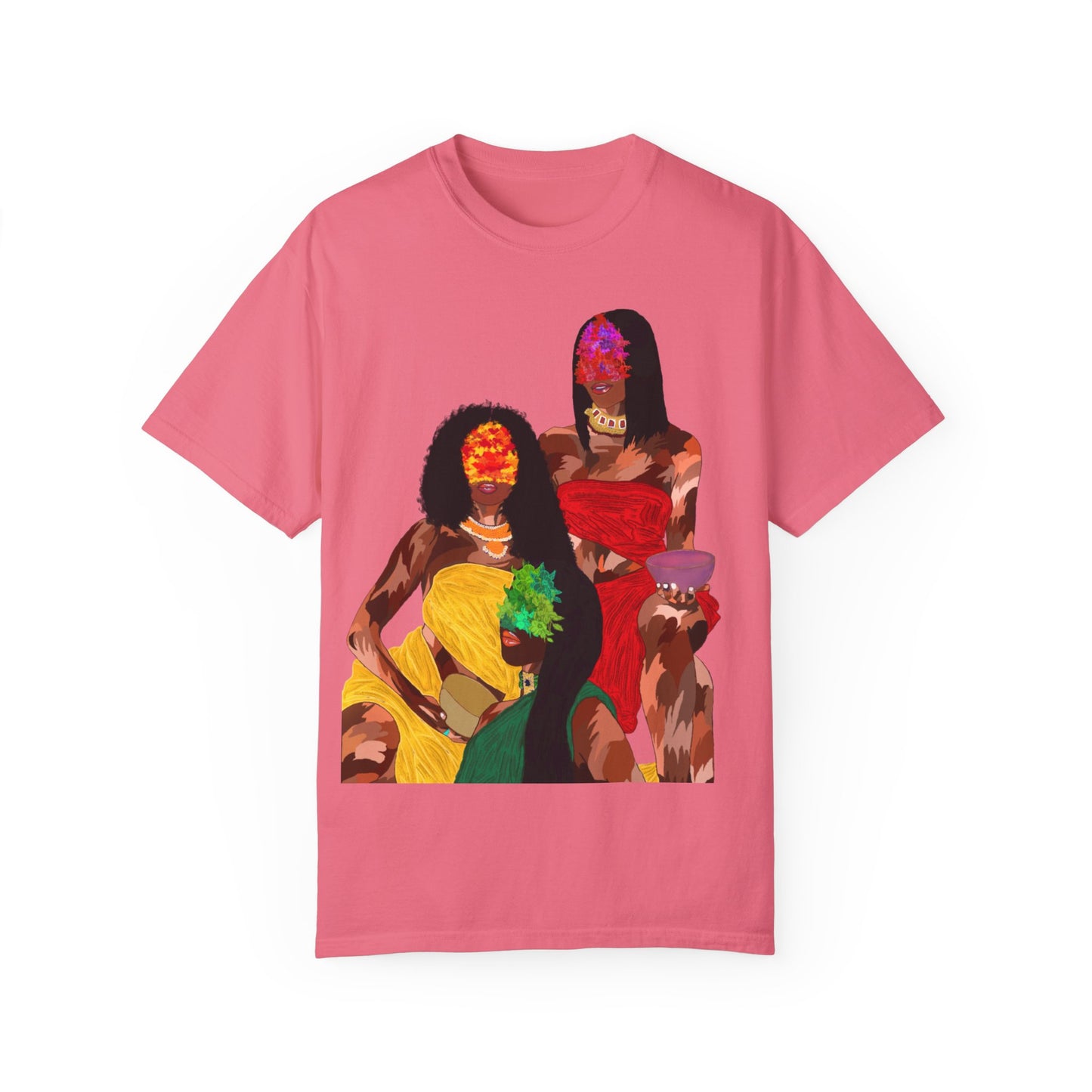 “Blossom melanin” Unisex Garment-Dyed T-shirt