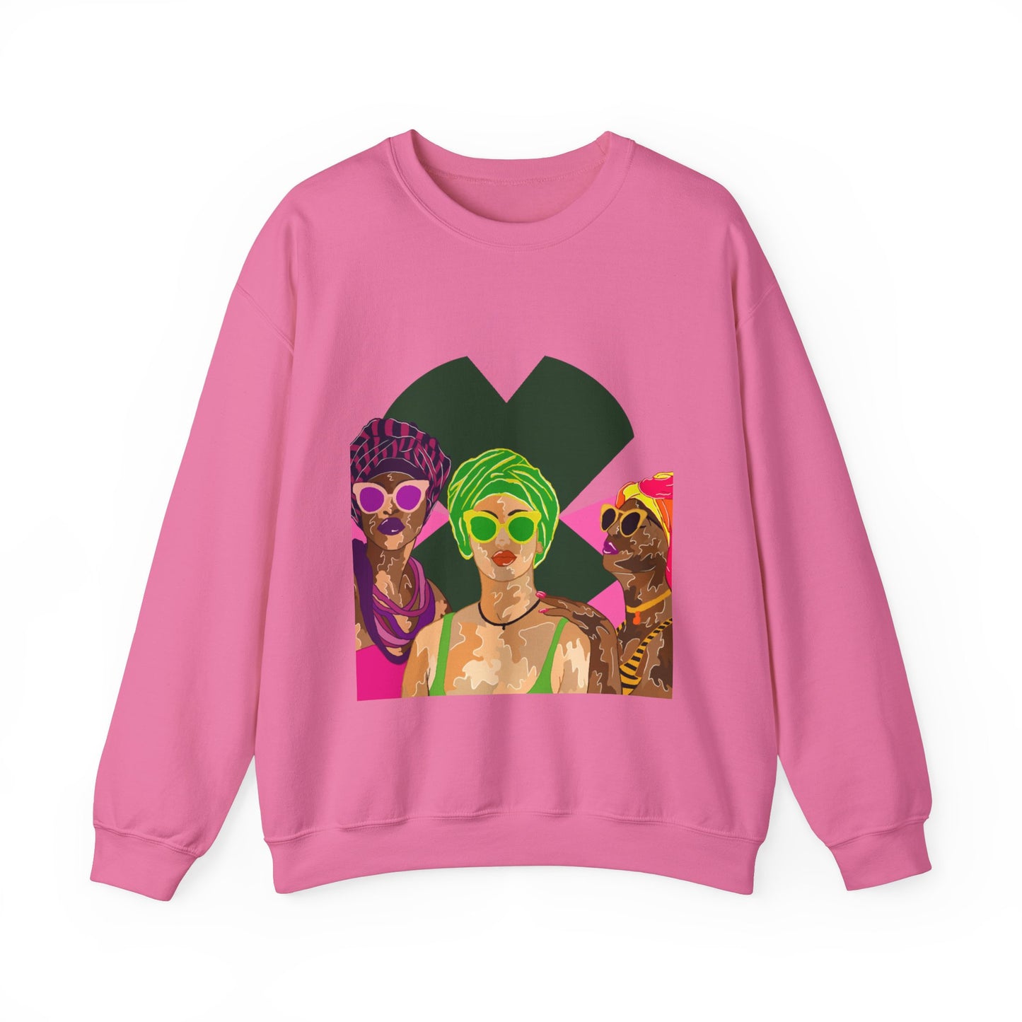 “Black Caribbean women”Unisex Heavy Blend™ Crewneck Sweatshirt