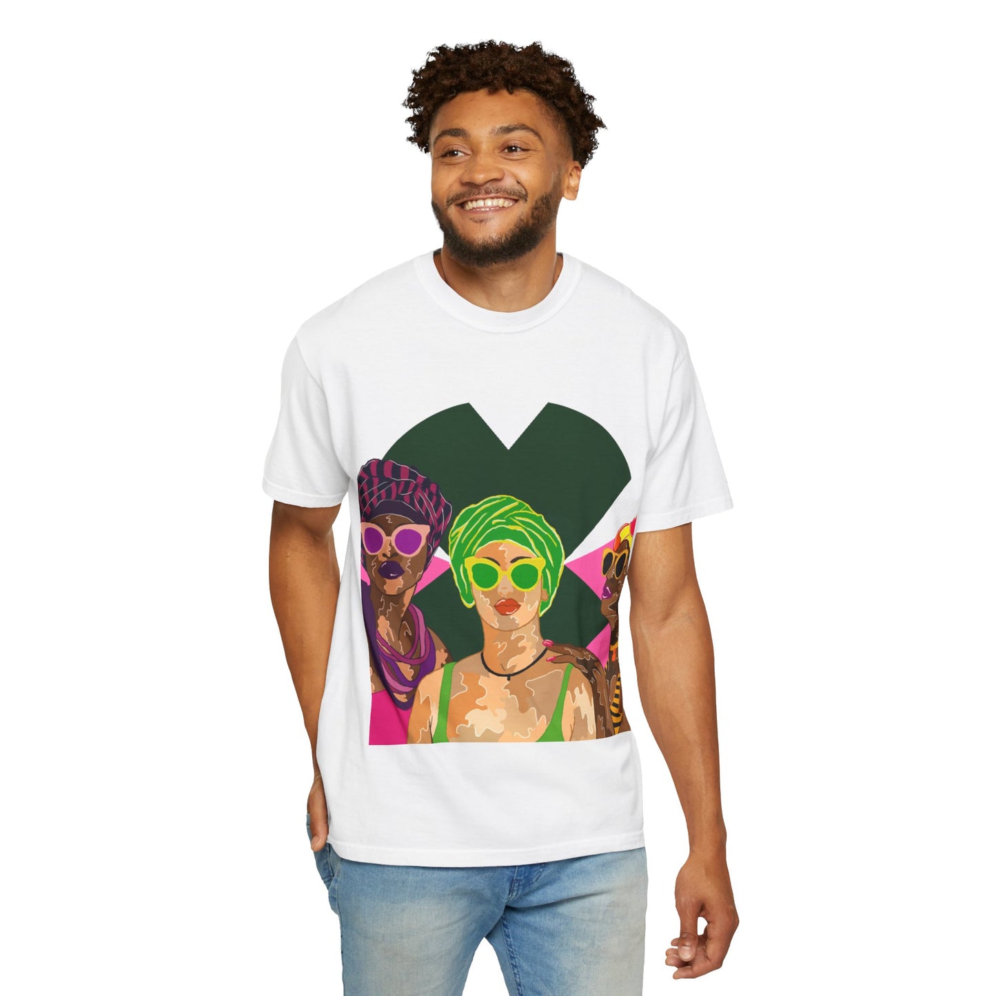 “Melaninpoppin” Unisex Garment-Dyed T-shirt