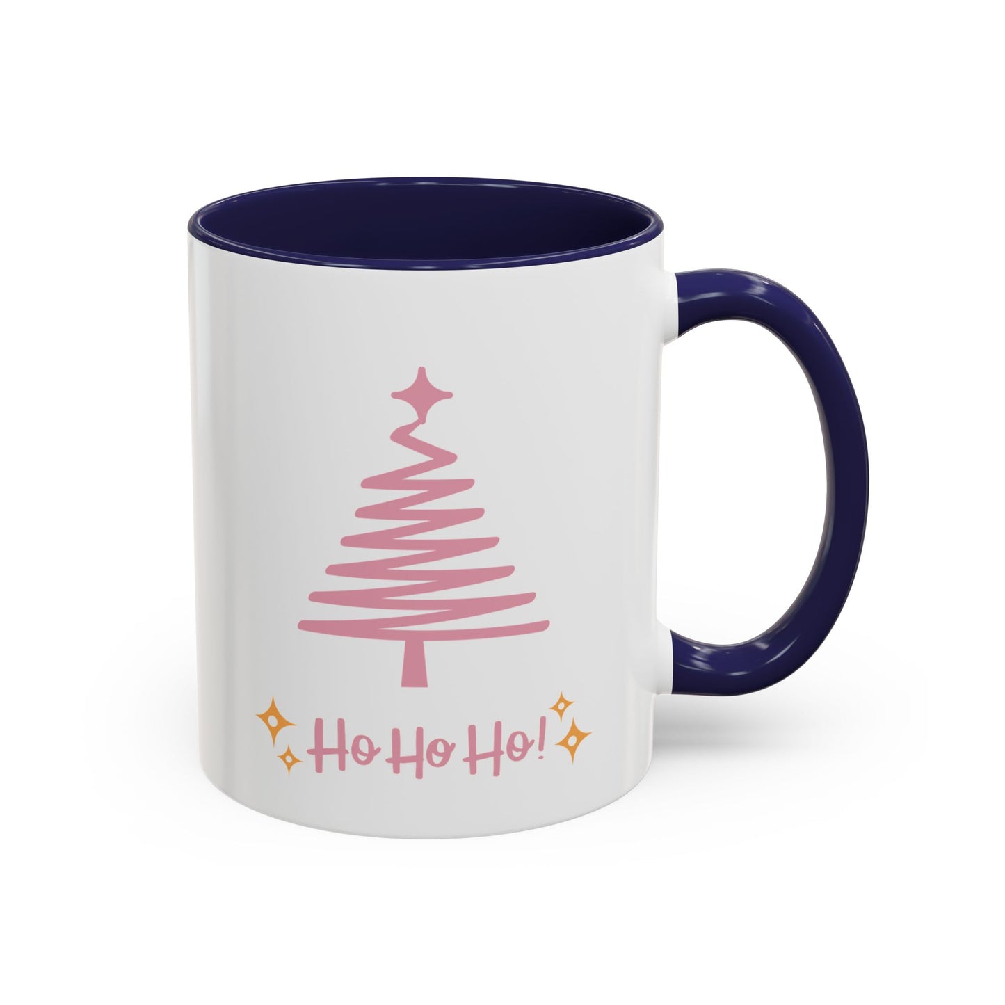 “Pink Christmas tree” Accent Coffee Mug (11, 15oz)