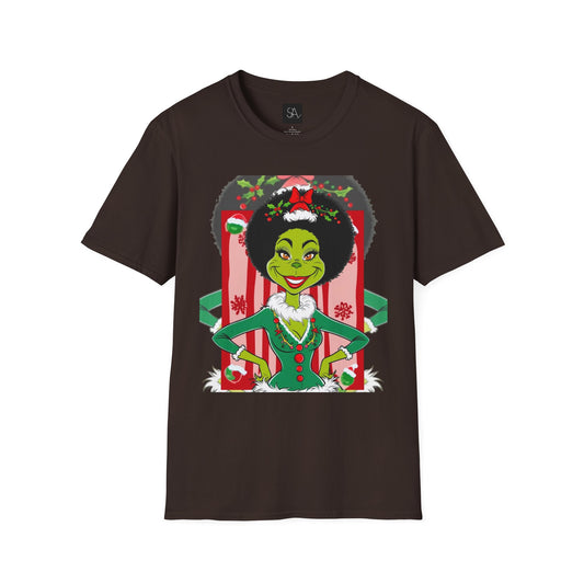 "Chocolate Grinch" Unisex Softstyle T-Shirt