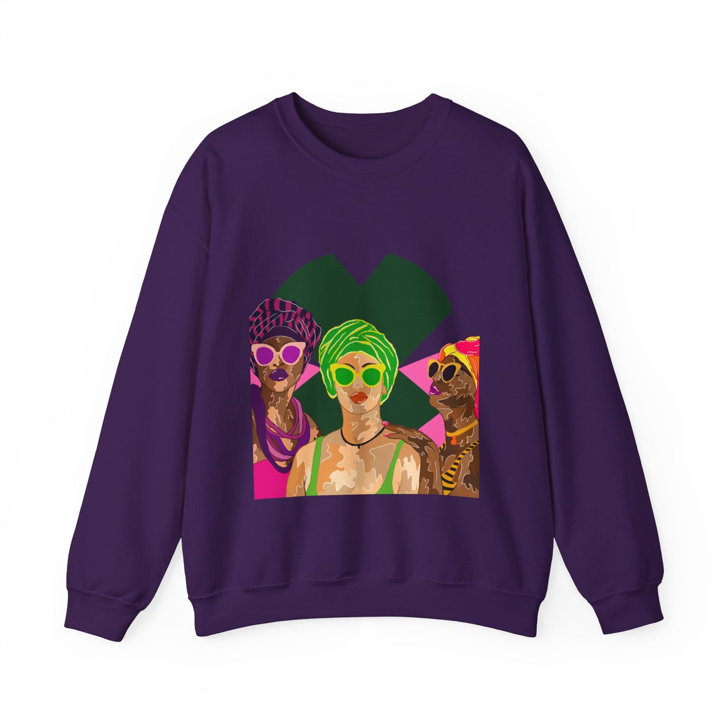 “Black Caribbean women”Unisex Heavy Blend™ Crewneck Sweatshirt