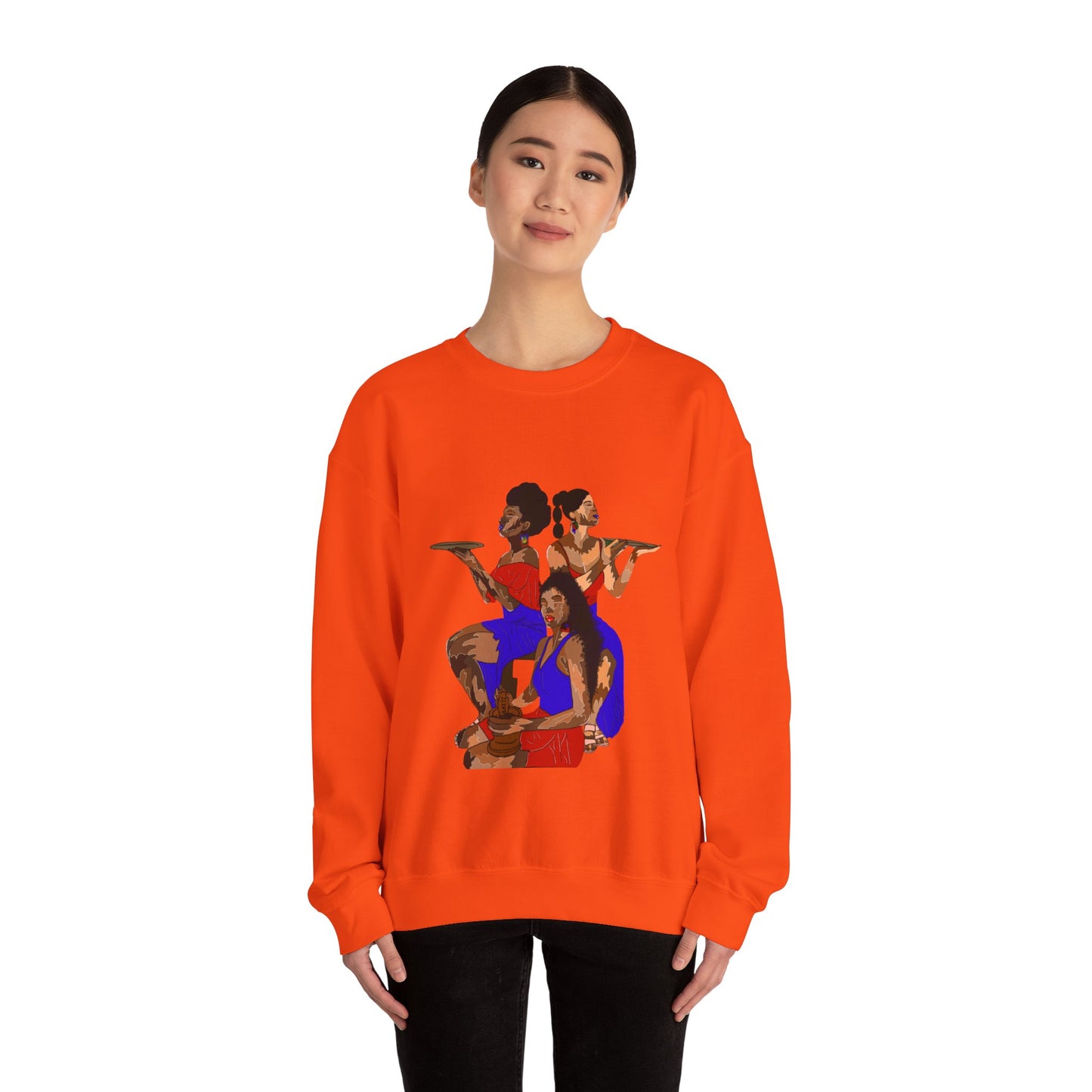 "Haitian women" Unisex Heavy Blend™ Crewneck Sweatshirt