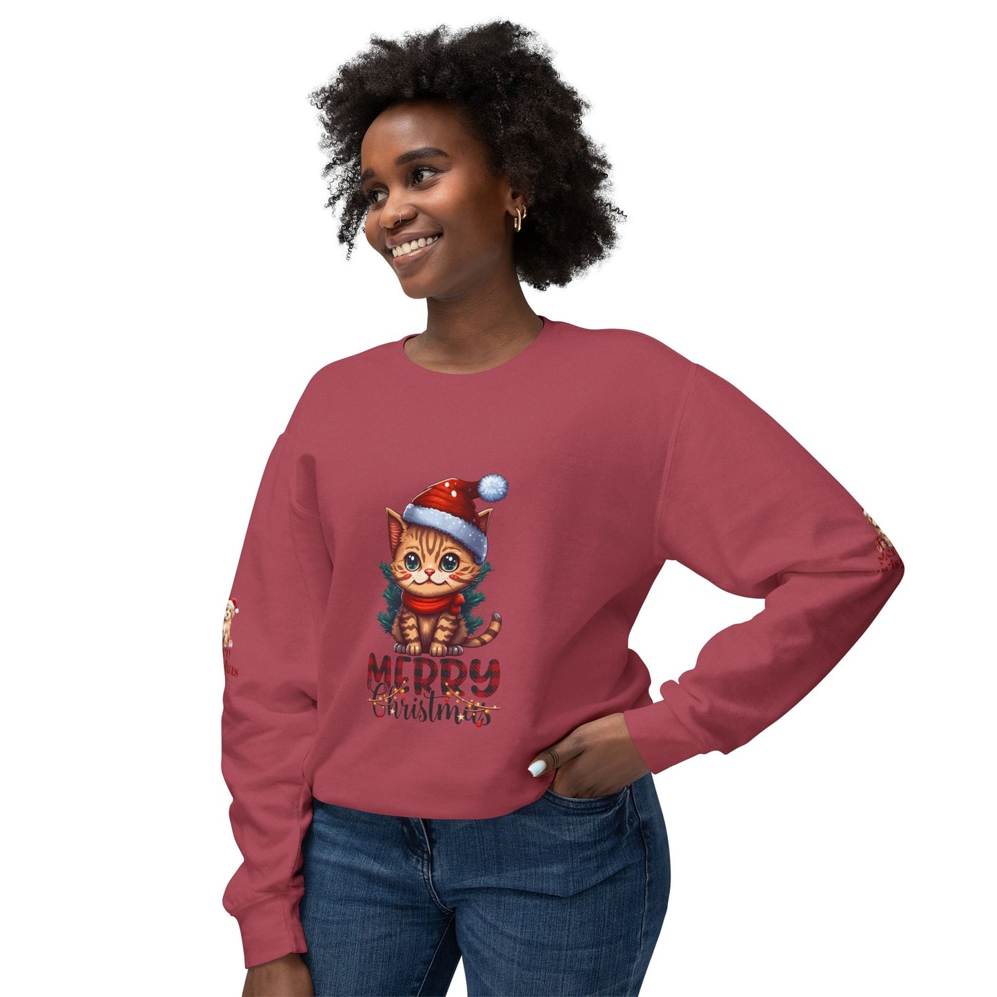 "Kitty Merry Christmas" Christmas sweatshirt