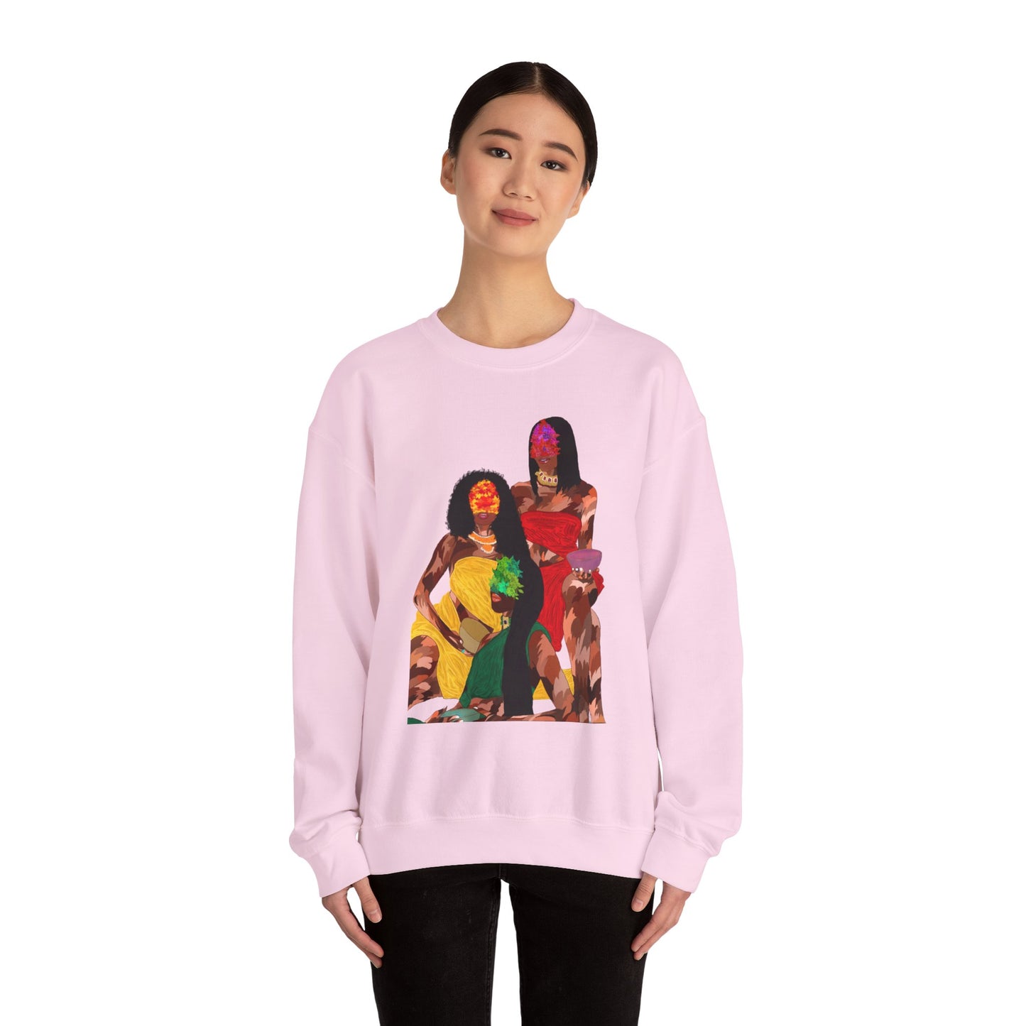 “Melanin Women”Unisex Heavy Blend™ Crewneck Sweatshirt