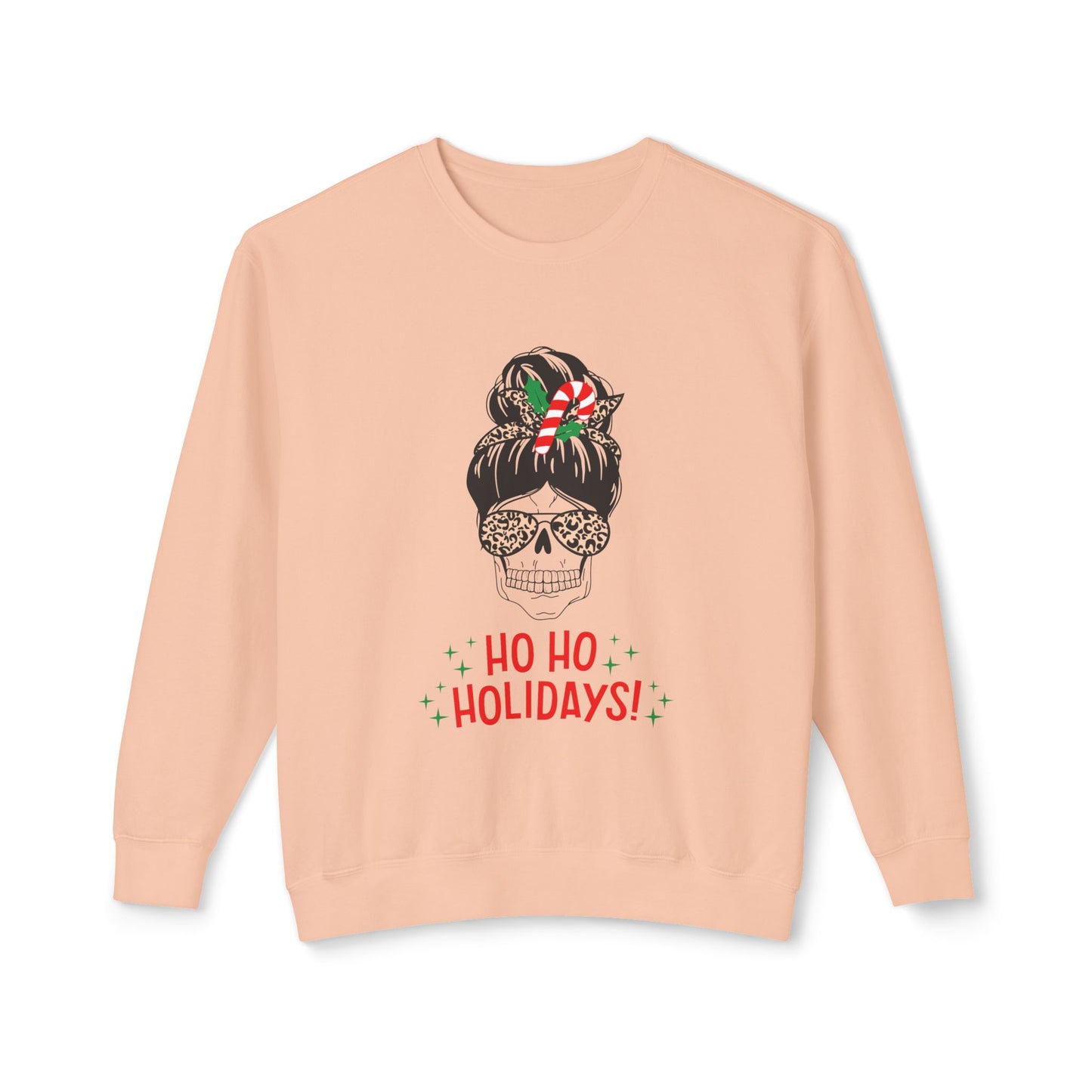 "Jingle Bells" Christmas Unisex Lightweight Crewneck Sweatshirt