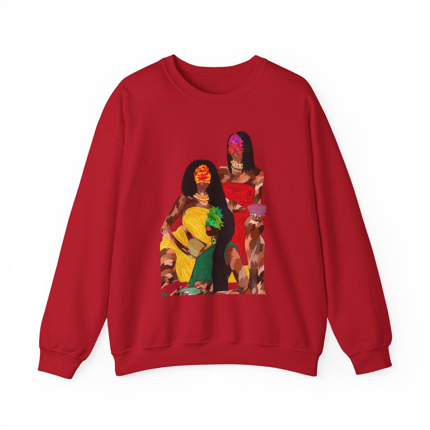 “Melanin Women”Unisex Heavy Blend™ Crewneck Sweatshirt