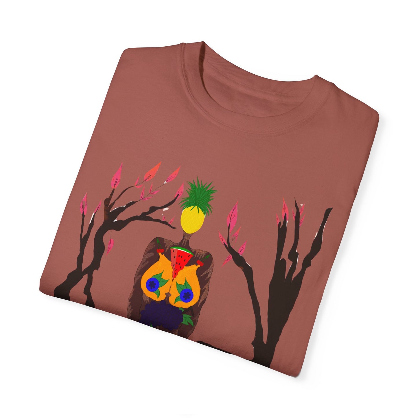 "Melanin Fruity Body" Unisex Garment-Dyed T-shirt