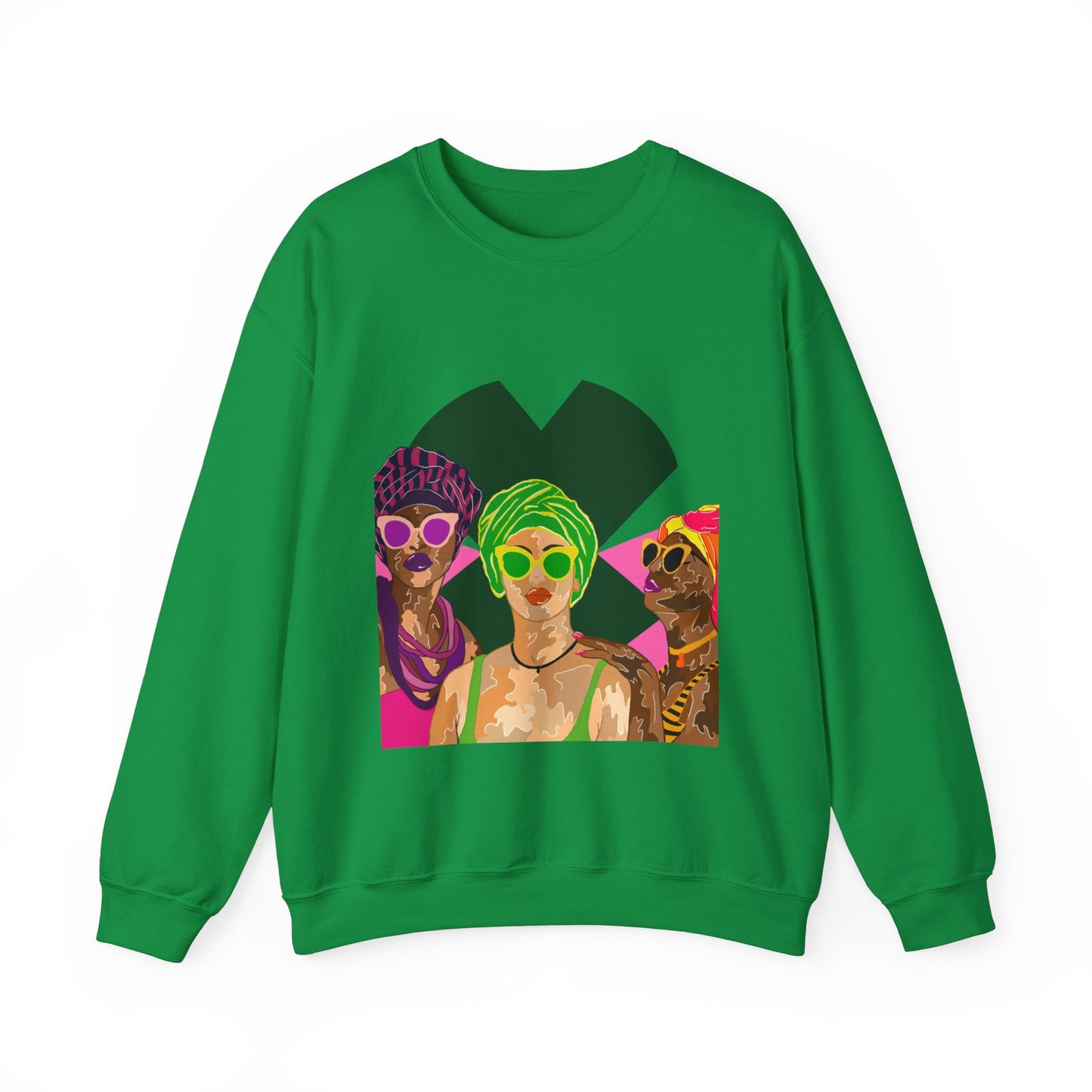 “Black Caribbean women”Unisex Heavy Blend™ Crewneck Sweatshirt