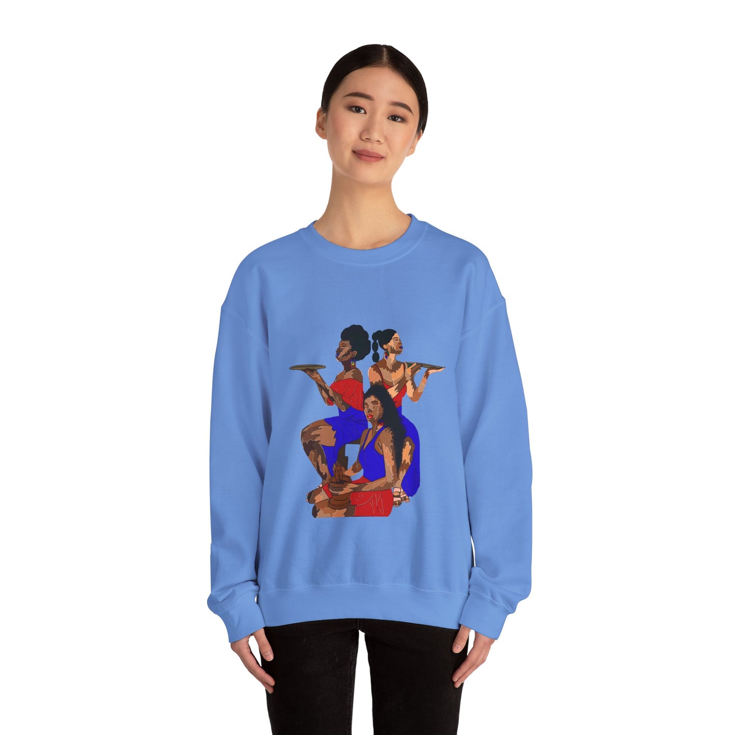 "Haitian women" Unisex Heavy Blend™ Crewneck Sweatshirt