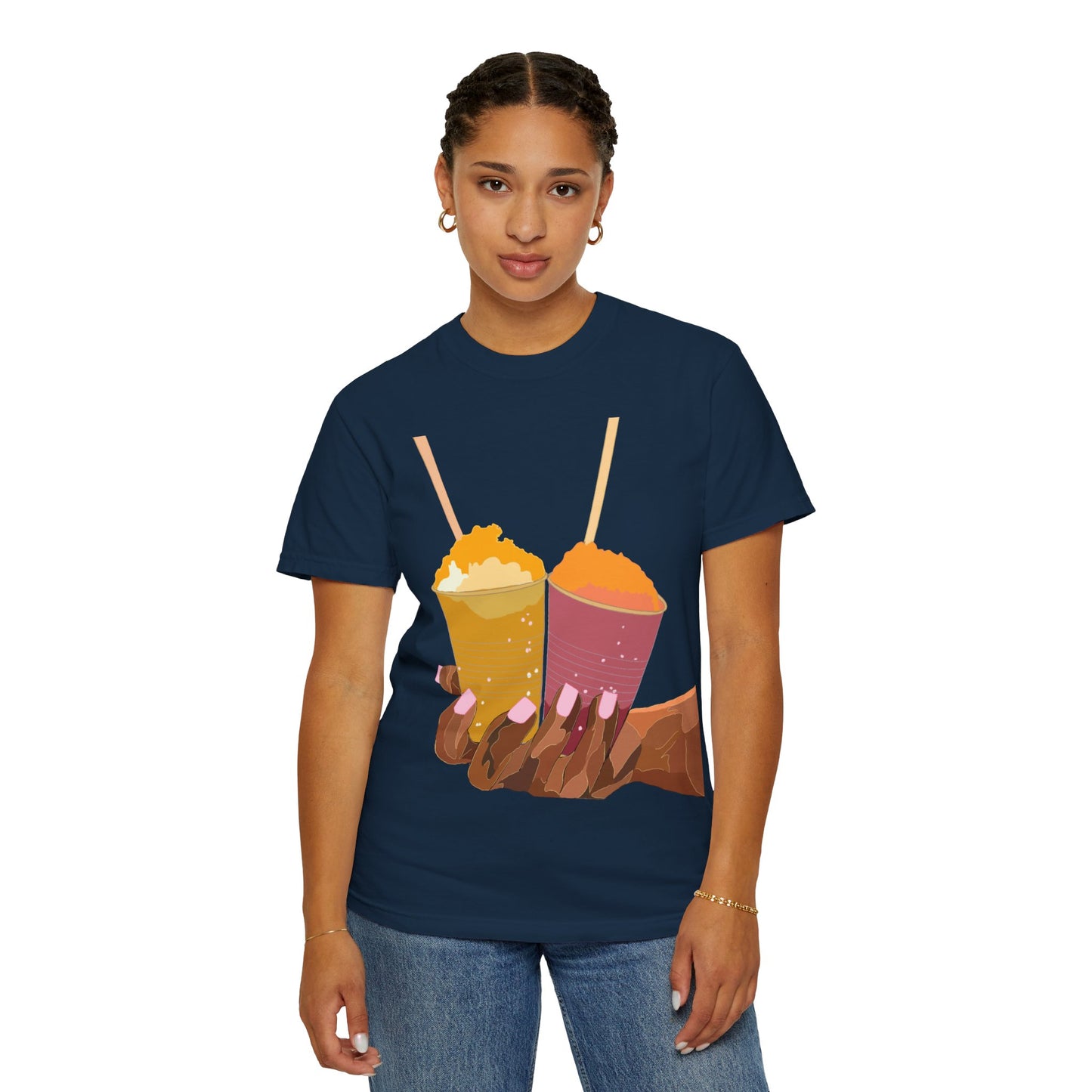 " Tropical Melanin" Unisex Garment-Dyed T-shirt