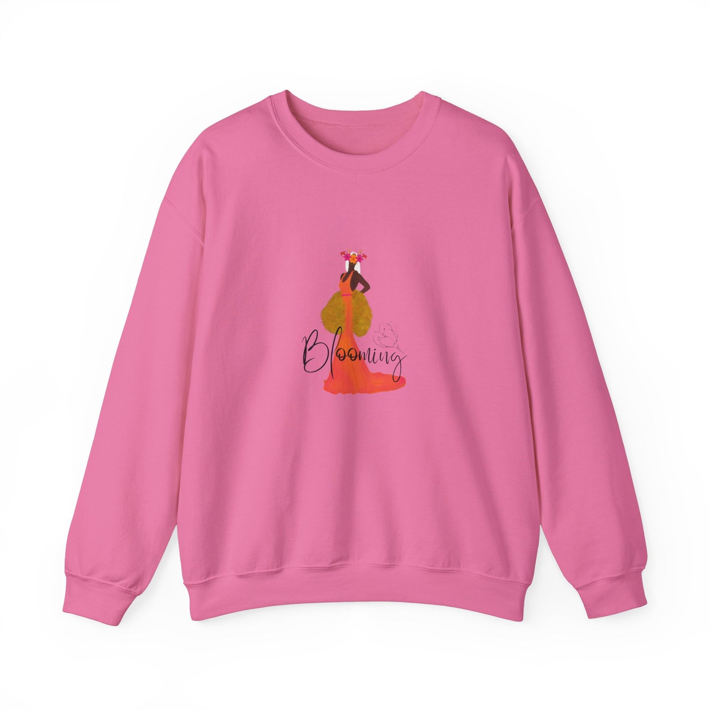 "Blooming woman" Unisex Heavy Blend™ Crewneck Sweatshirt