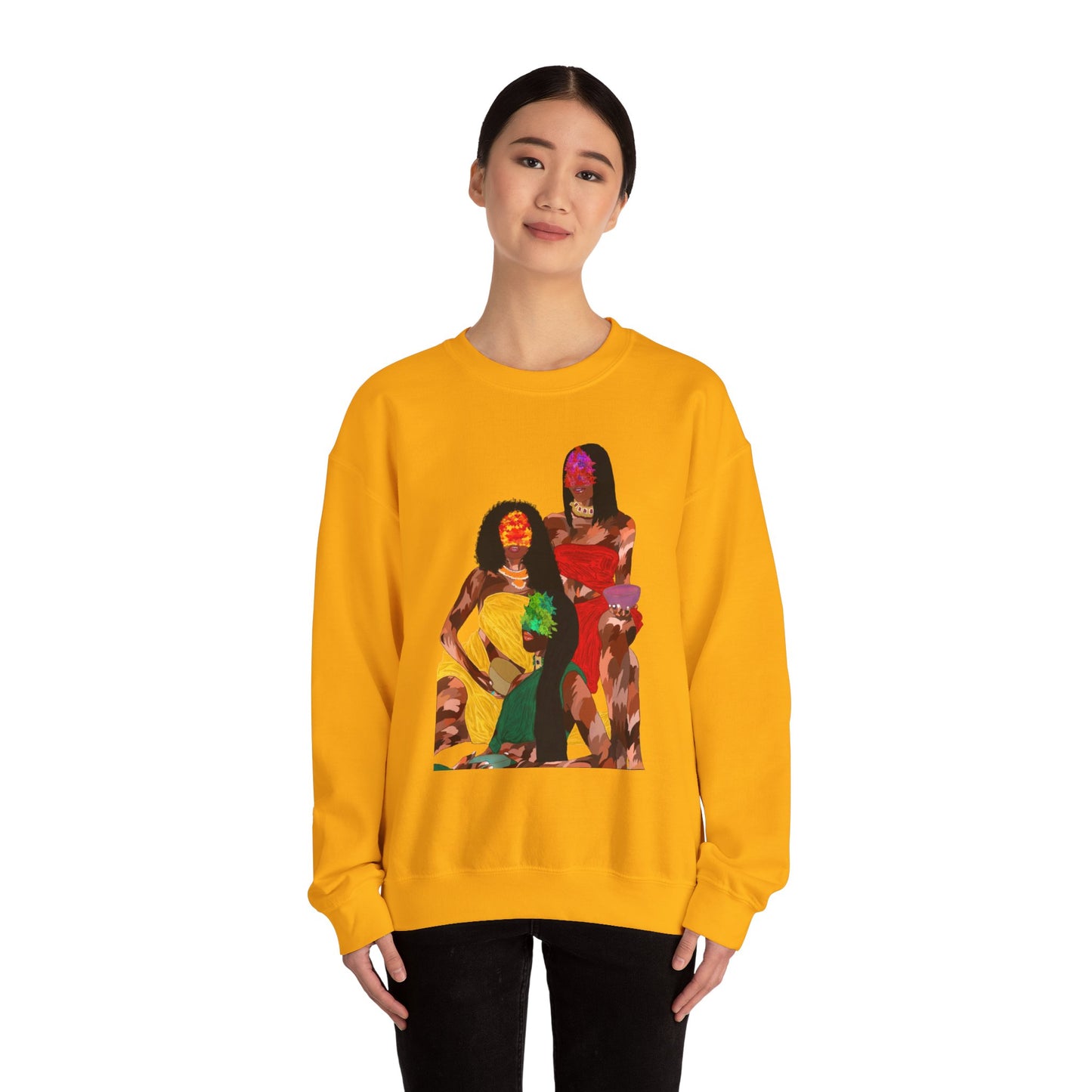 “Melanin Women”Unisex Heavy Blend™ Crewneck Sweatshirt