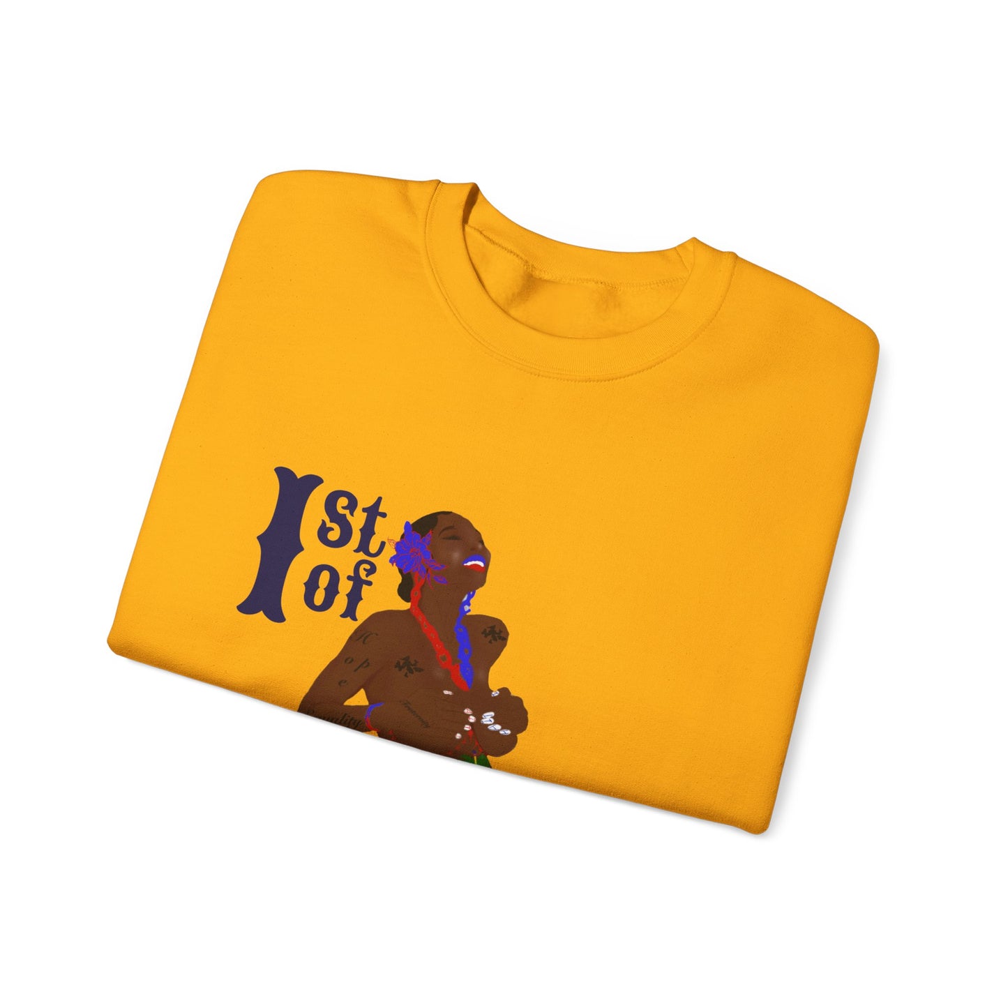 "1st of January/ Haitian Independence Day" Unisex Heavy Blend™ Crewneck Sweatshirt