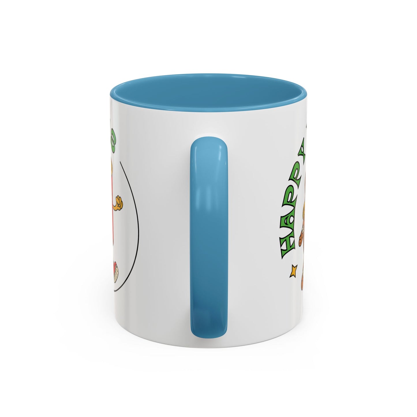 “Happy Xmas”Accent Coffee Mug (11, 15oz)