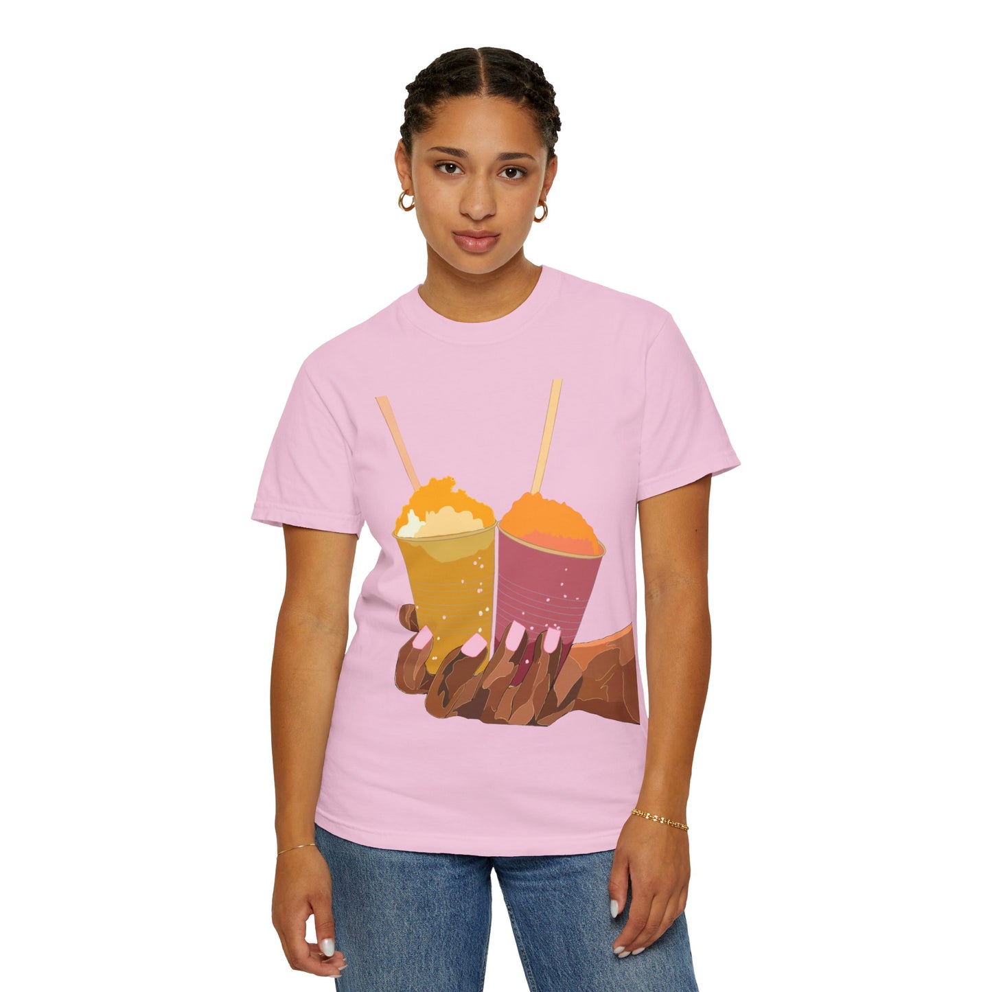 " Tropical Melanin" Unisex Garment-Dyed T-shirt