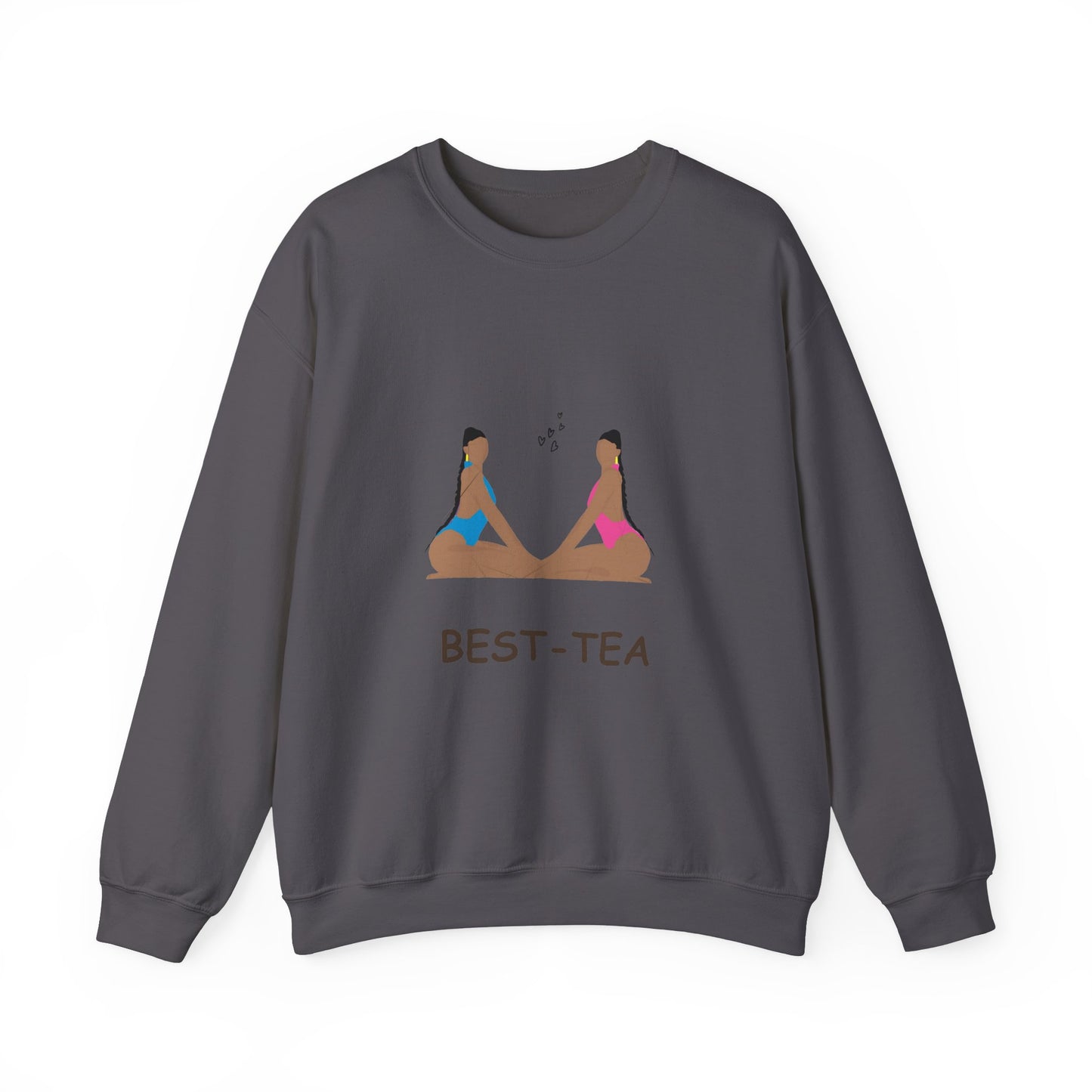 "Best Tea, besties" Unisex Heavy Blend™ Crewneck Sweatshirt