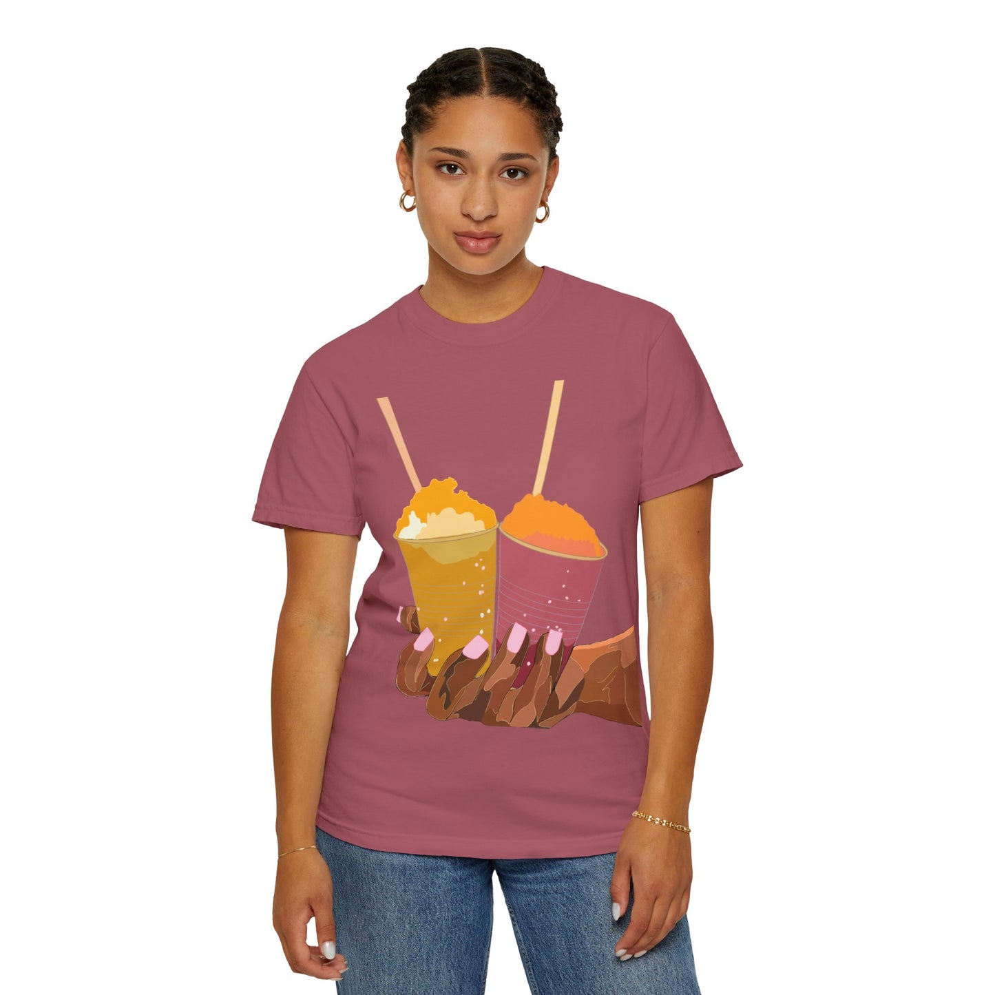 " Tropical Melanin" Unisex Garment-Dyed T-shirt