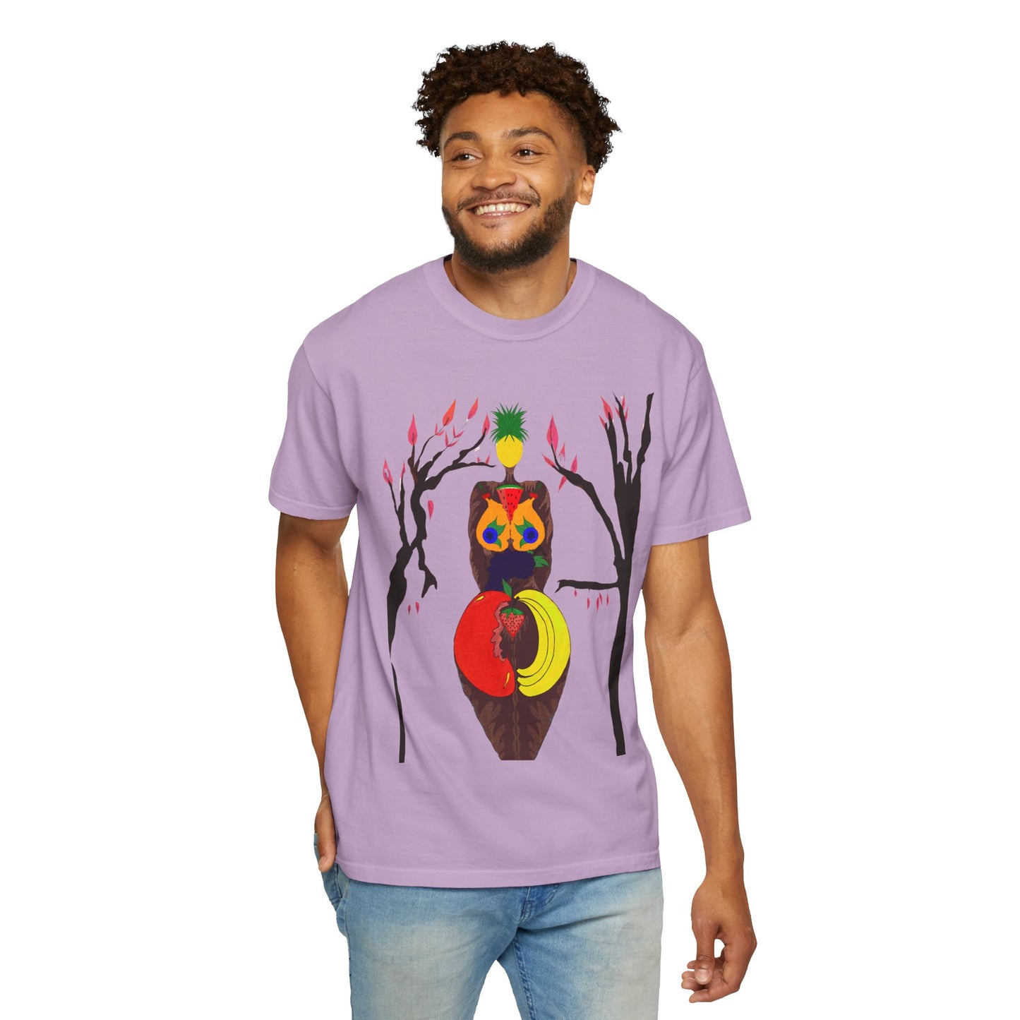 "Melanin Fruity Body" Unisex Garment-Dyed T-shirt