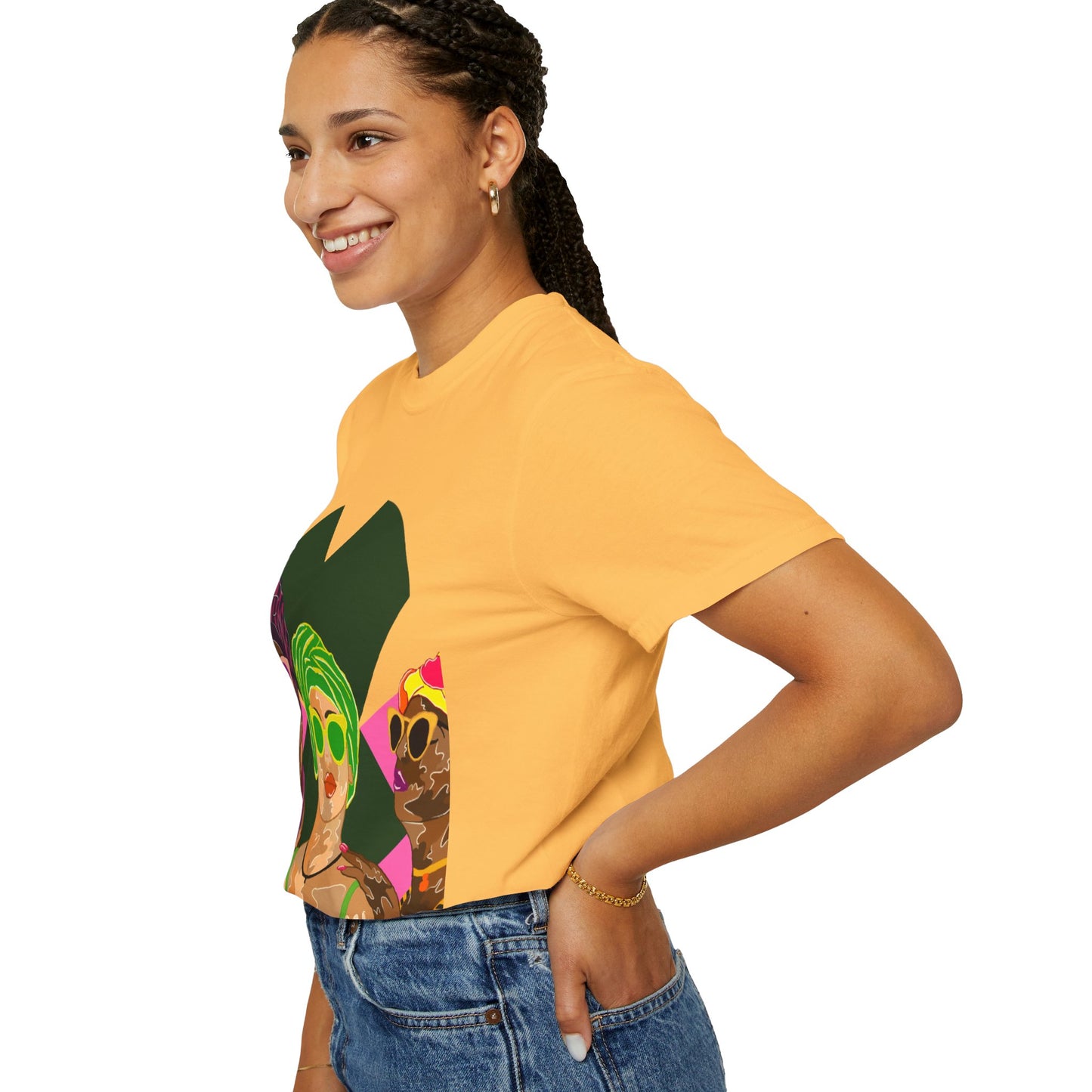 “Melaninpoppin” Unisex Garment-Dyed T-shirt