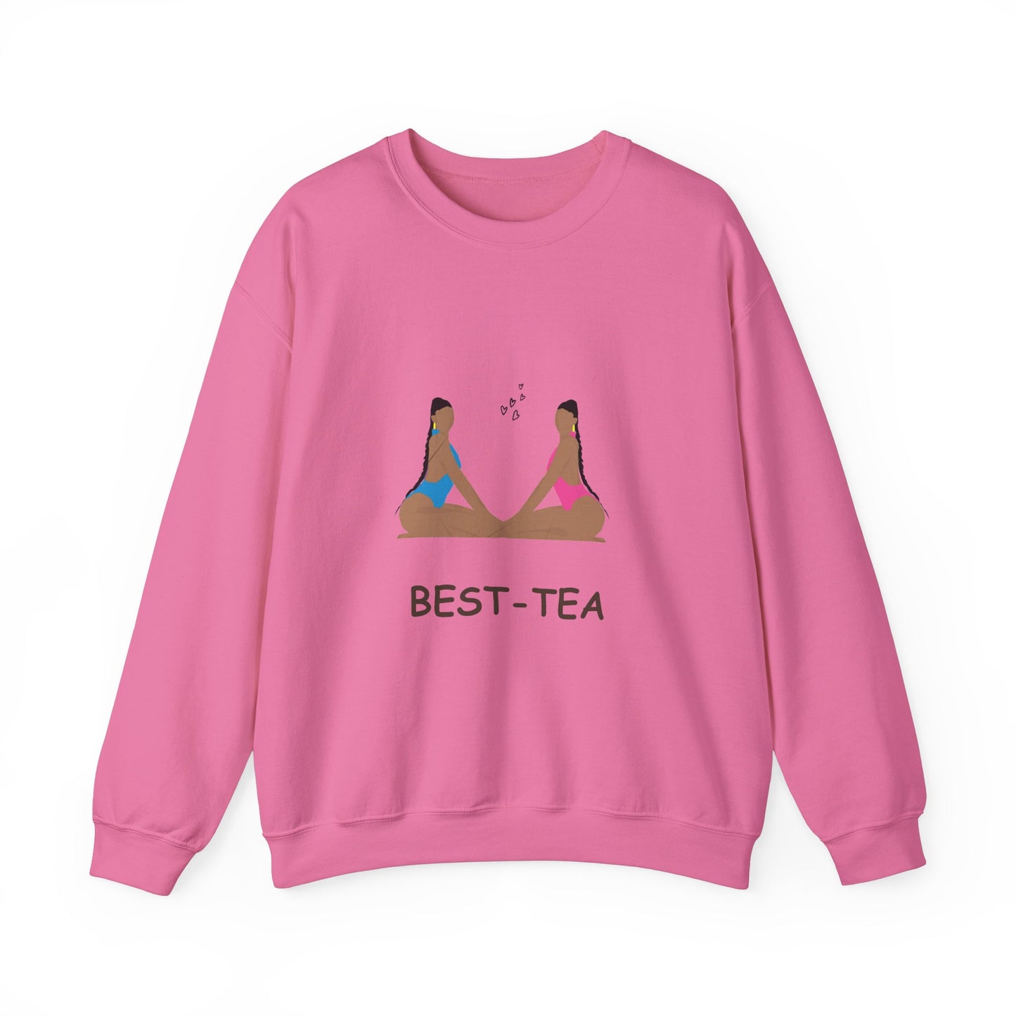 "Best Tea, besties" Unisex Heavy Blend™ Crewneck Sweatshirt