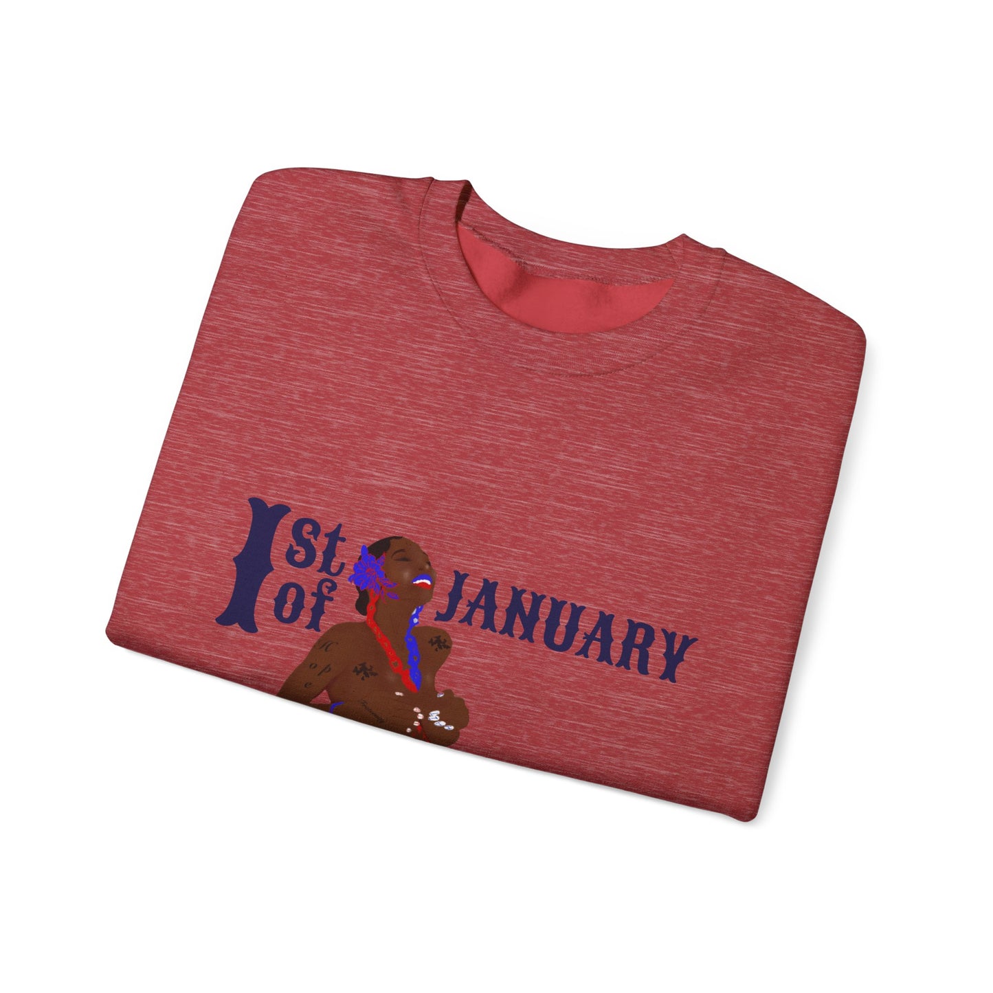 “1st of January” Copy of Unisex Heavy Blend™ Crewneck Sweatshirt