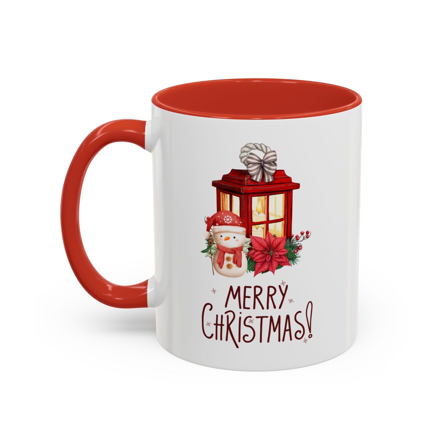 “Merry Christmas “Accent Coffee Mug (11, 15oz)