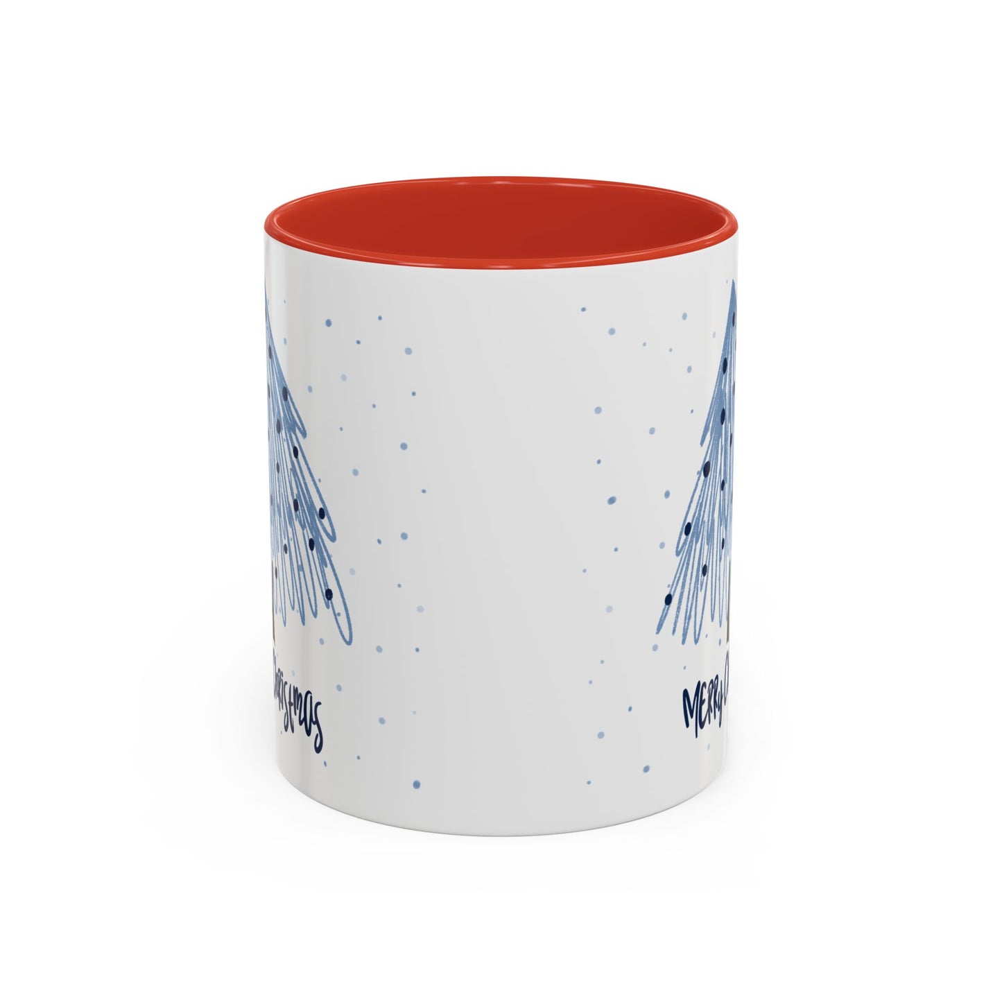 “Blue Christmas Tree” Accent Coffee Mug (11, 15oz)