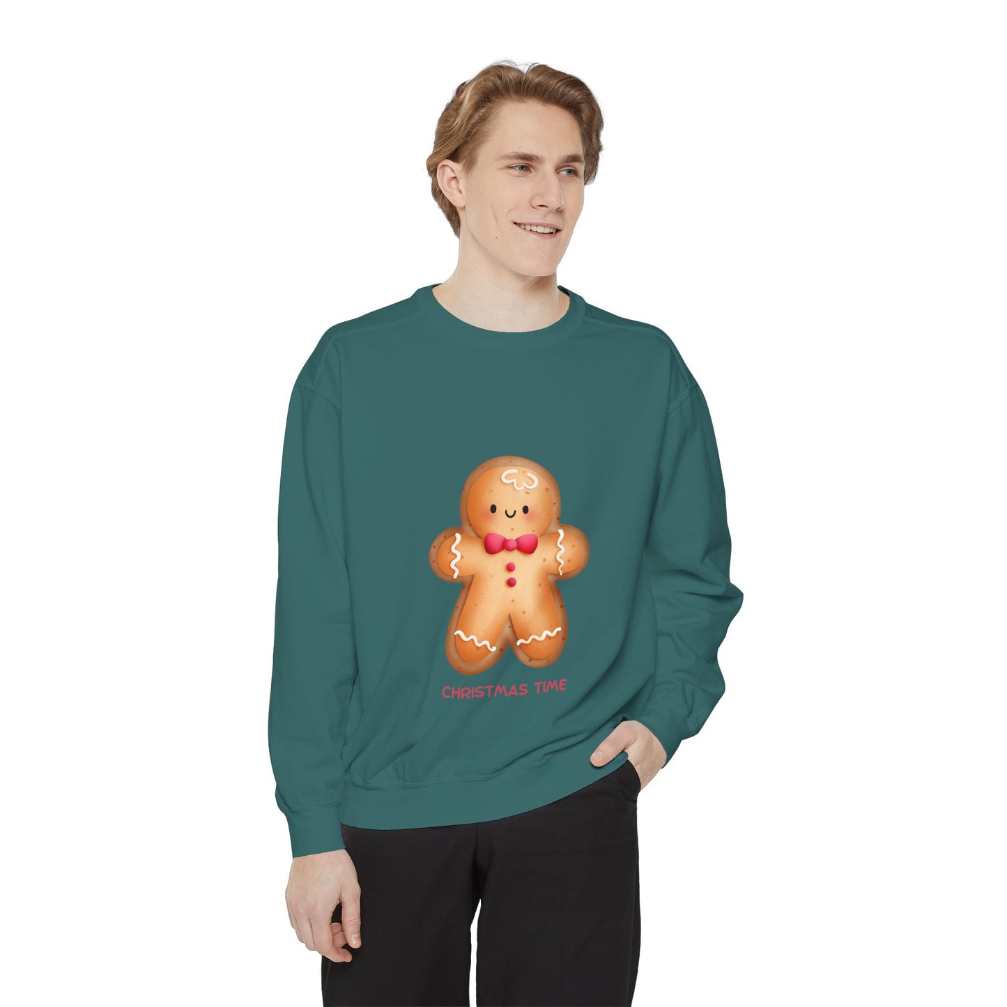 "Cookies, little man" Unisex Garment-Dyed Sweatshirt