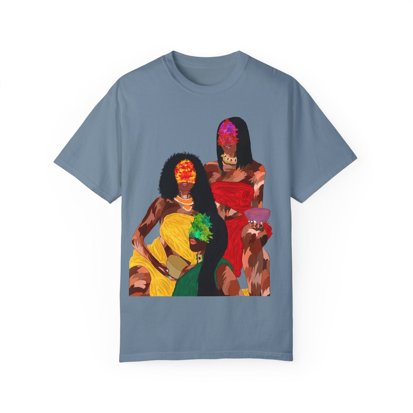 “Blossom melanin” Unisex Garment-Dyed T-shirt