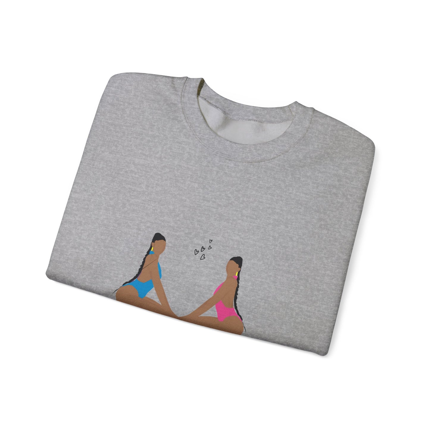 "Best Tea, besties" Unisex Heavy Blend™ Crewneck Sweatshirt