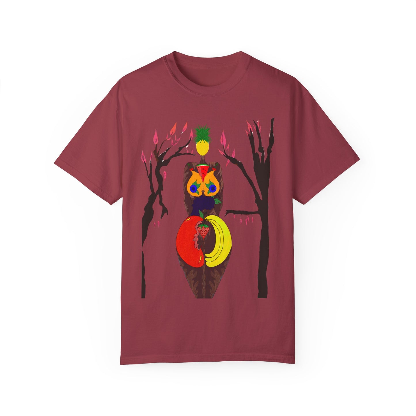 "Melanin Fruity Body" Unisex Garment-Dyed T-shirt