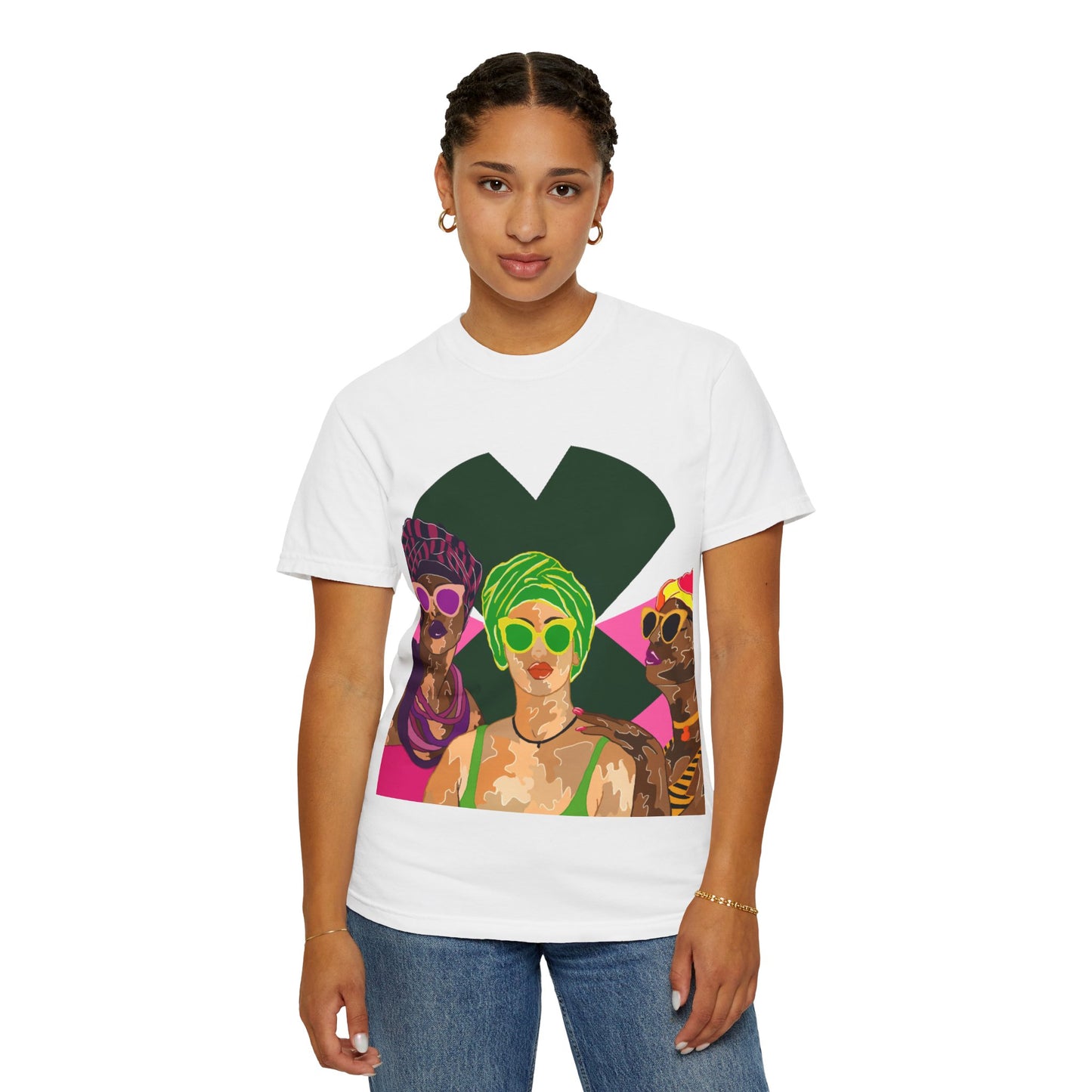 “Melaninpoppin” Unisex Garment-Dyed T-shirt