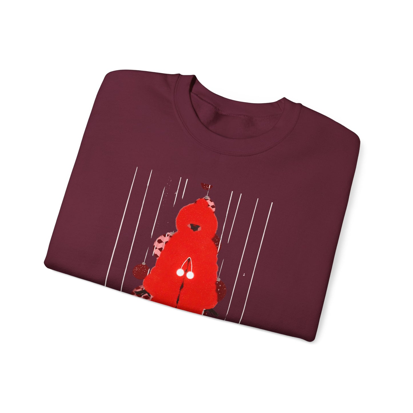 "Petit chaperon rouge, Christmas outfit" Unisex Heavy Blend™ Crewneck Sweatshirt