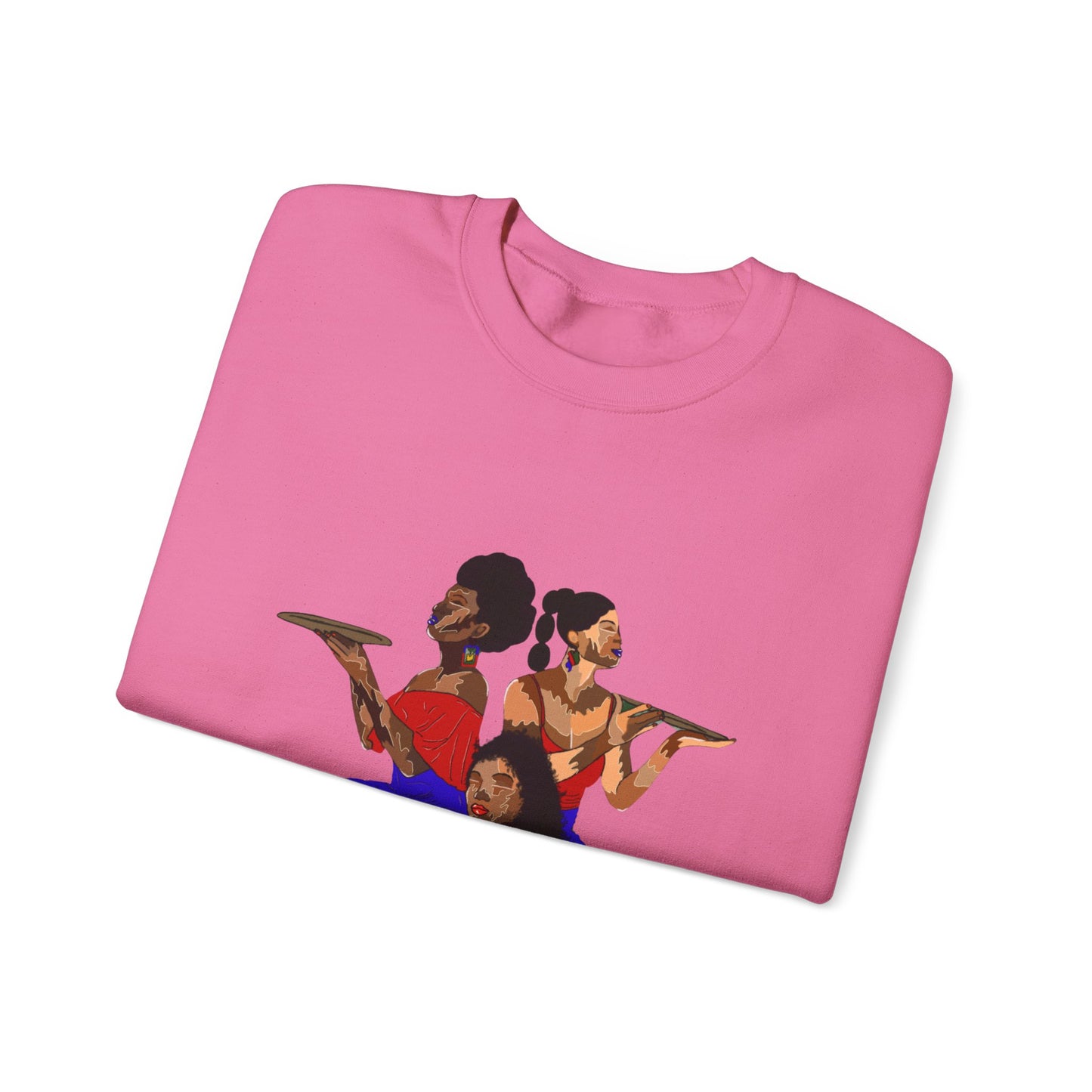 "Haitian women" Unisex Heavy Blend™ Crewneck Sweatshirt