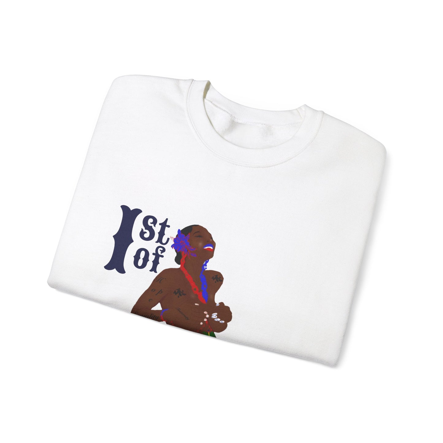 "1st of January/ Haitian Independence Day" Unisex Heavy Blend™ Crewneck Sweatshirt