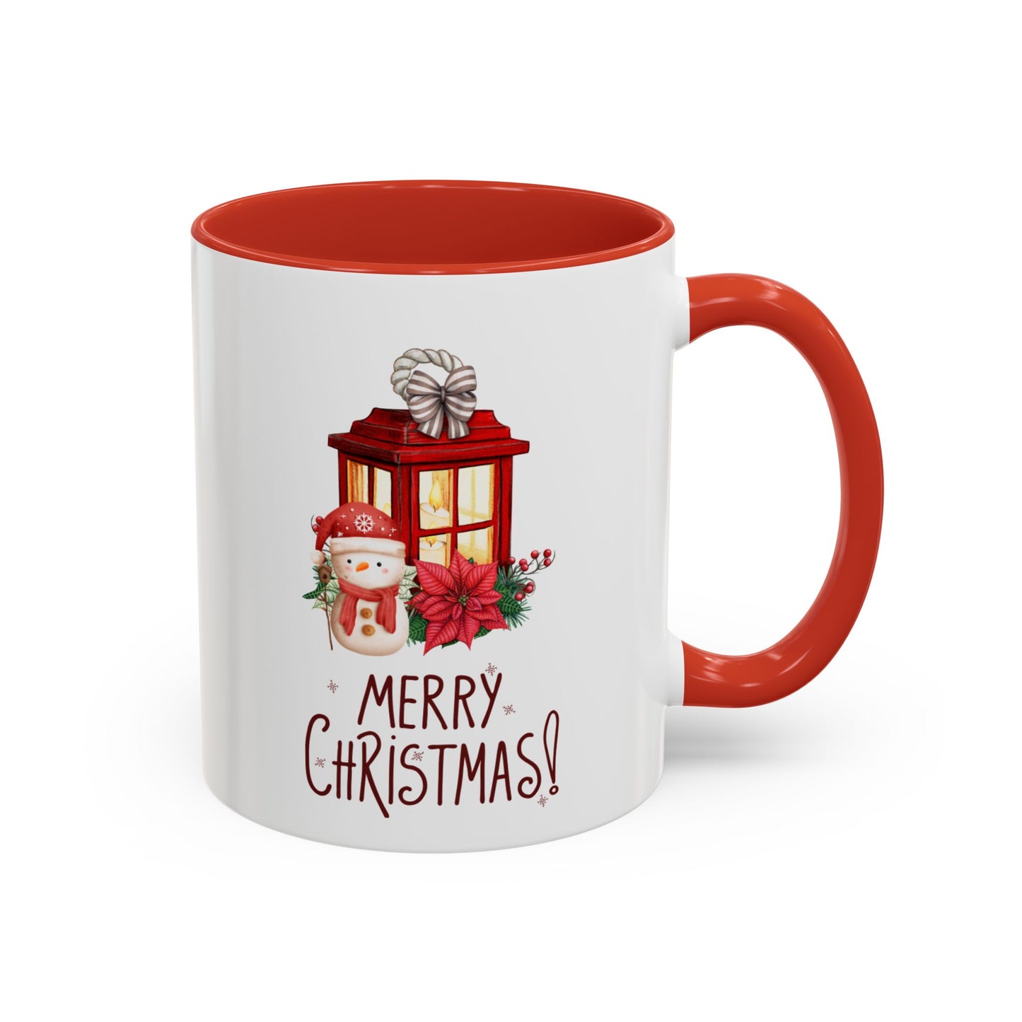 “Merry Christmas “Accent Coffee Mug (11, 15oz)