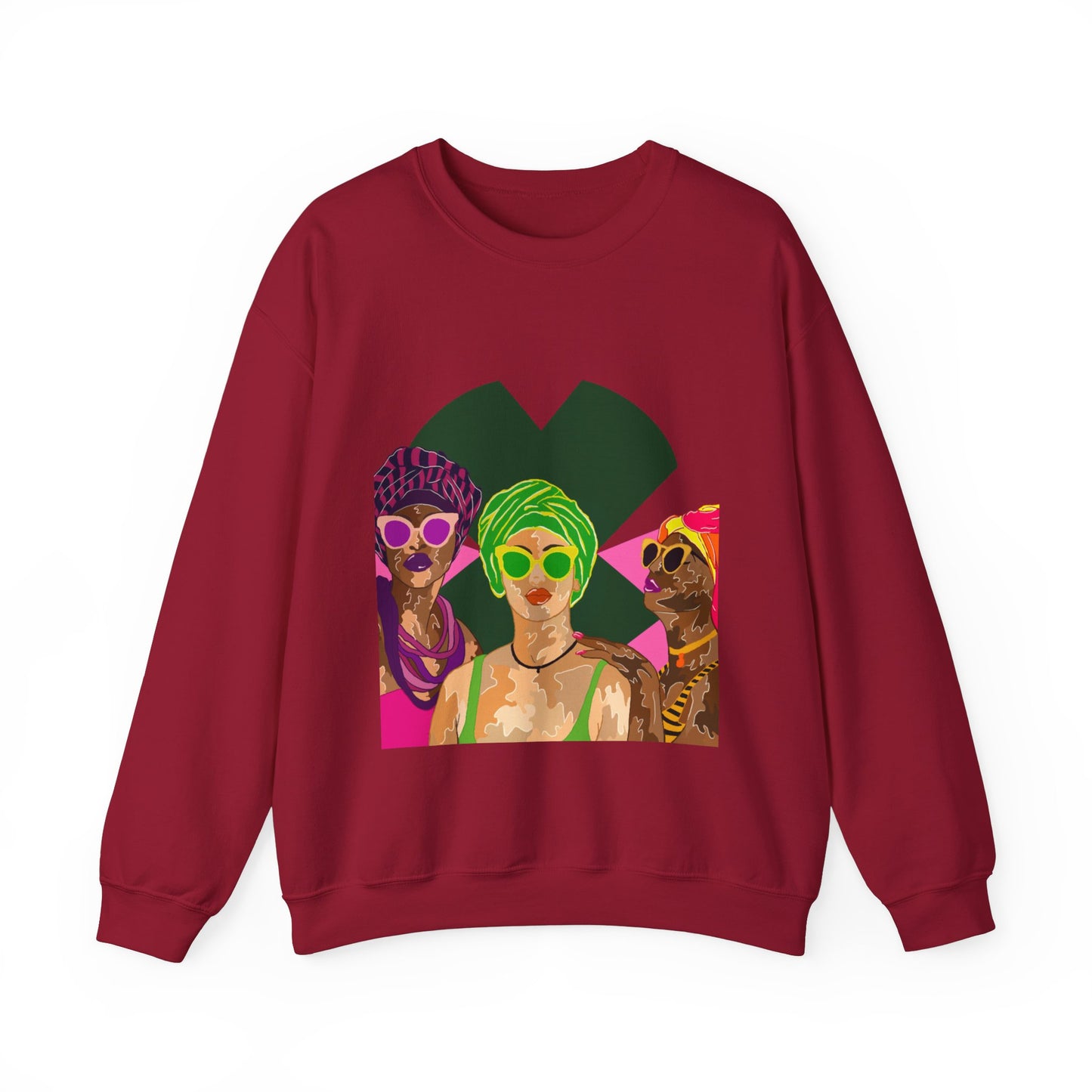 “Black Caribbean women”Unisex Heavy Blend™ Crewneck Sweatshirt