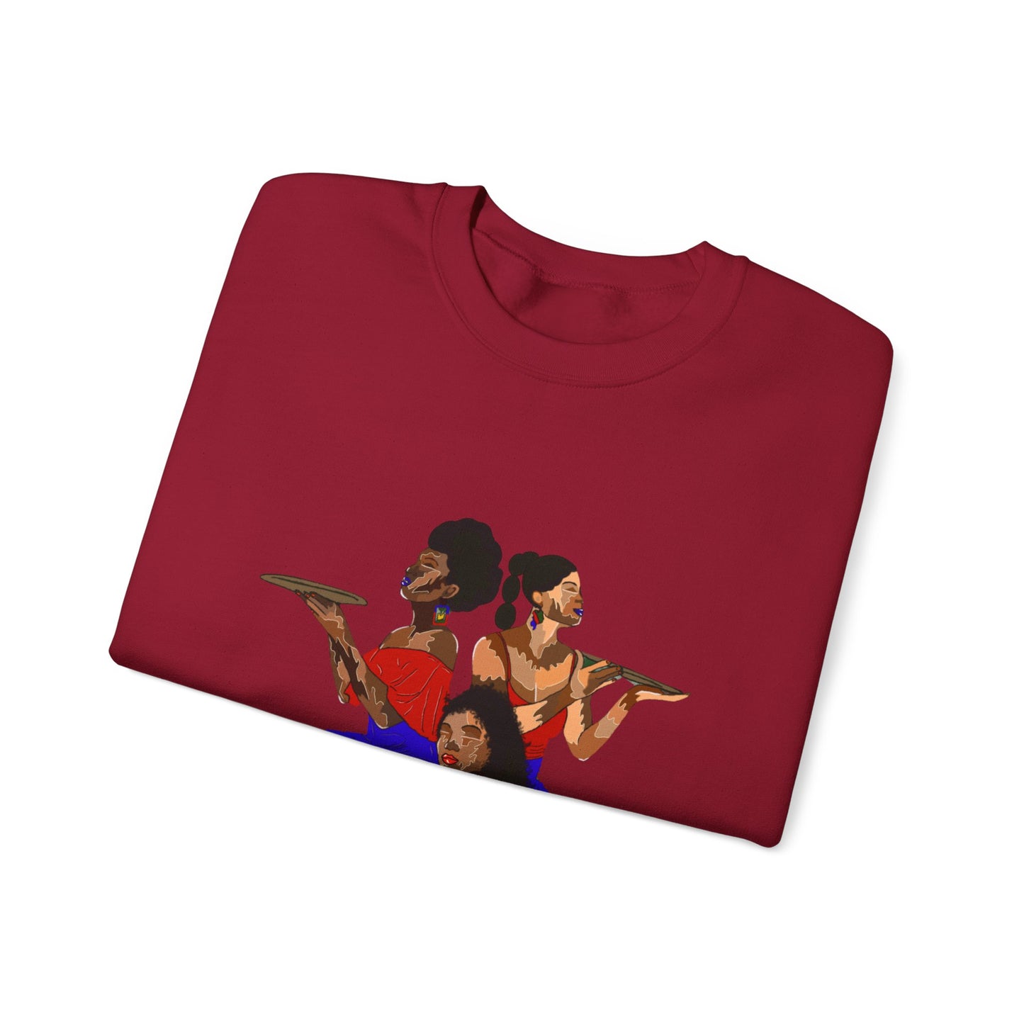 "Haitian women" Unisex Heavy Blend™ Crewneck Sweatshirt