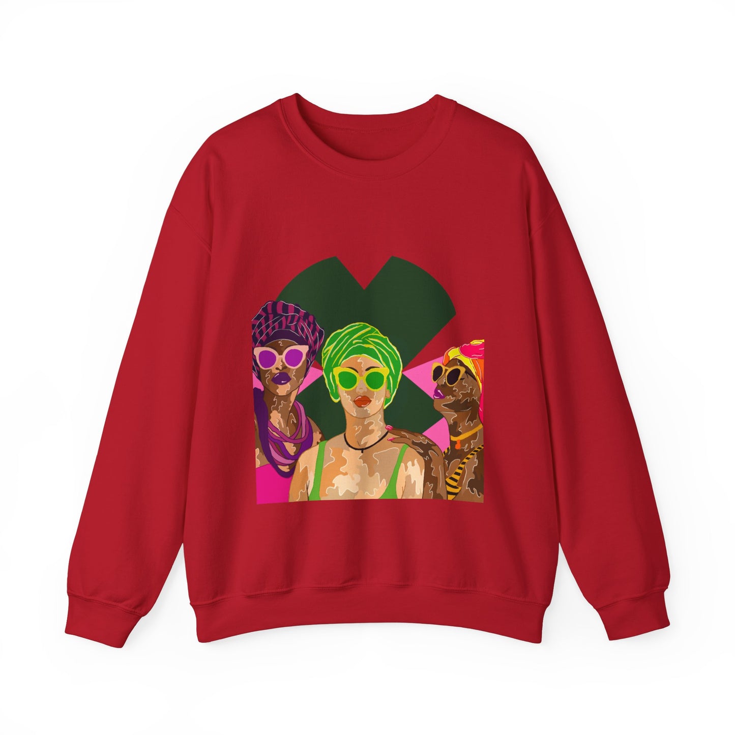 “Black Caribbean women”Unisex Heavy Blend™ Crewneck Sweatshirt