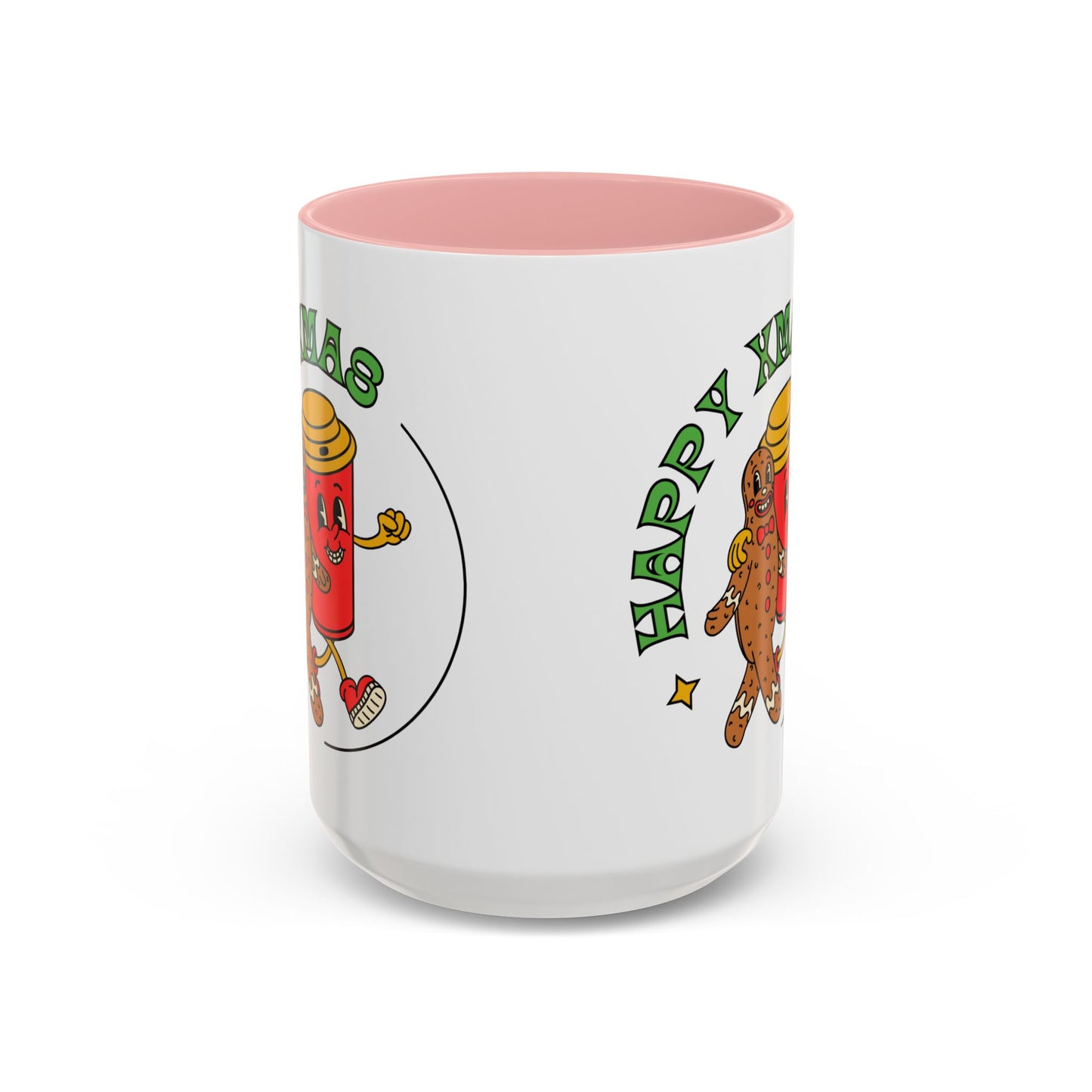 “Happy Xmas”Accent Coffee Mug (11, 15oz)