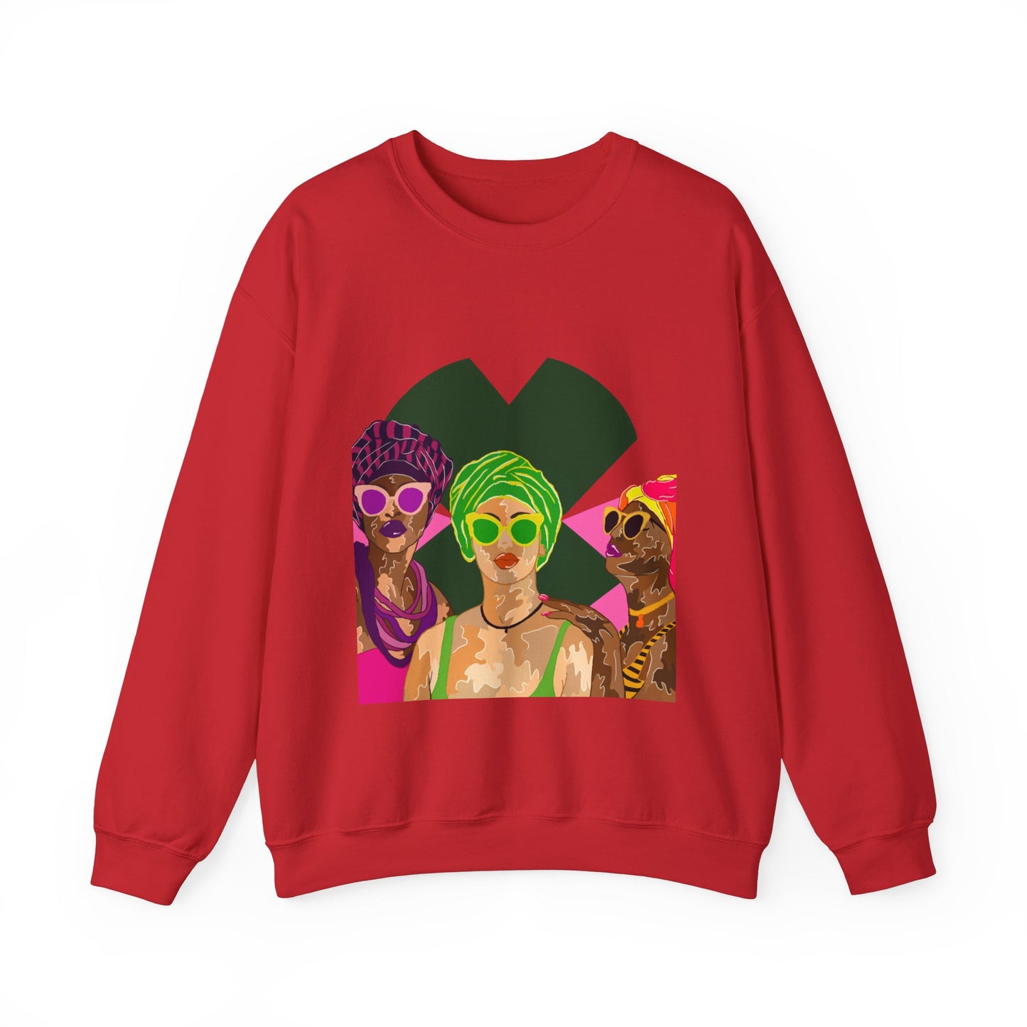 “Black Caribbean women”Unisex Heavy Blend™ Crewneck Sweatshirt